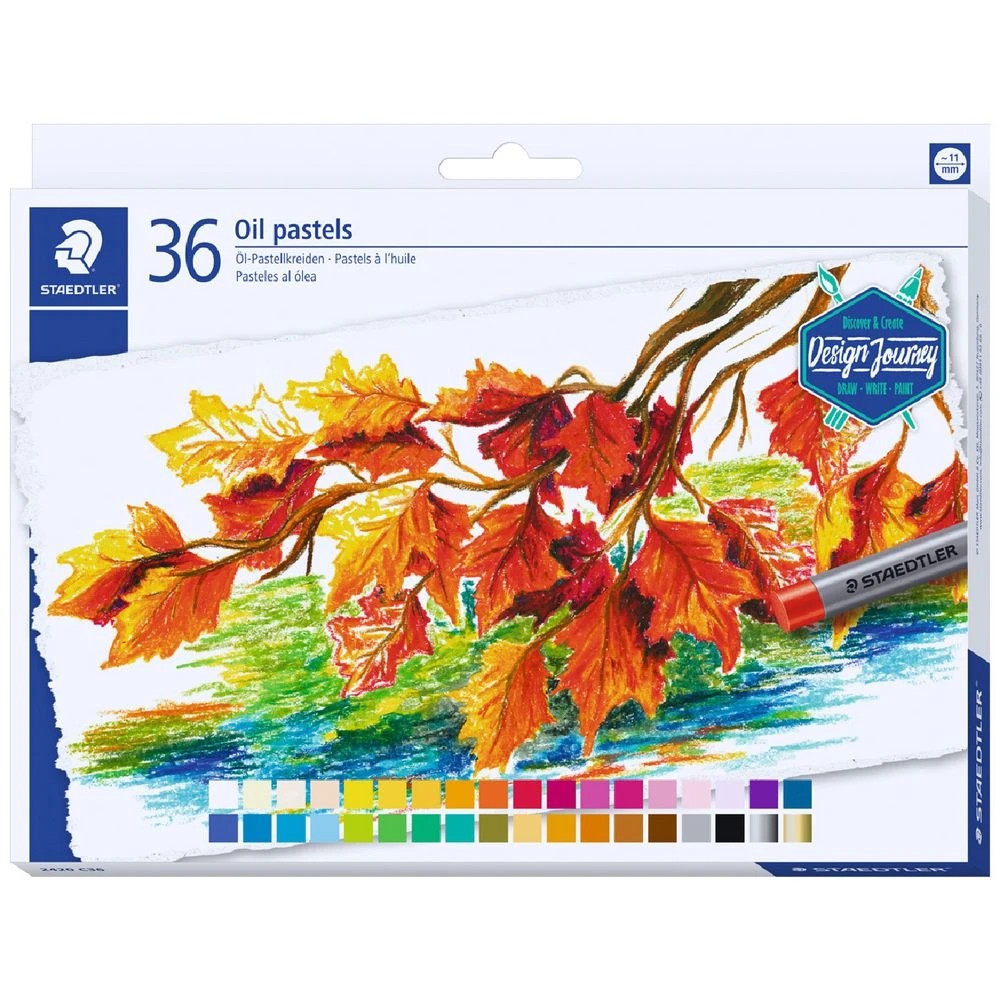 1 Staedtler Design Journey Oil Pastels 36 Pack, 1 of 5