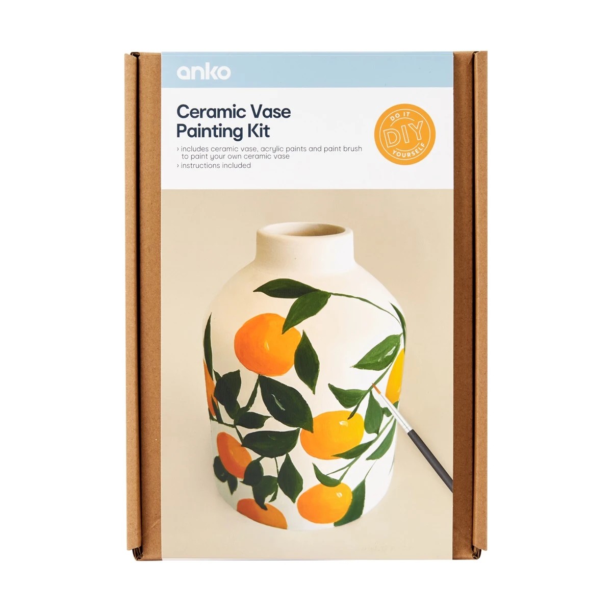 1 Ceramic Vase Painting Kit, 1 of 3