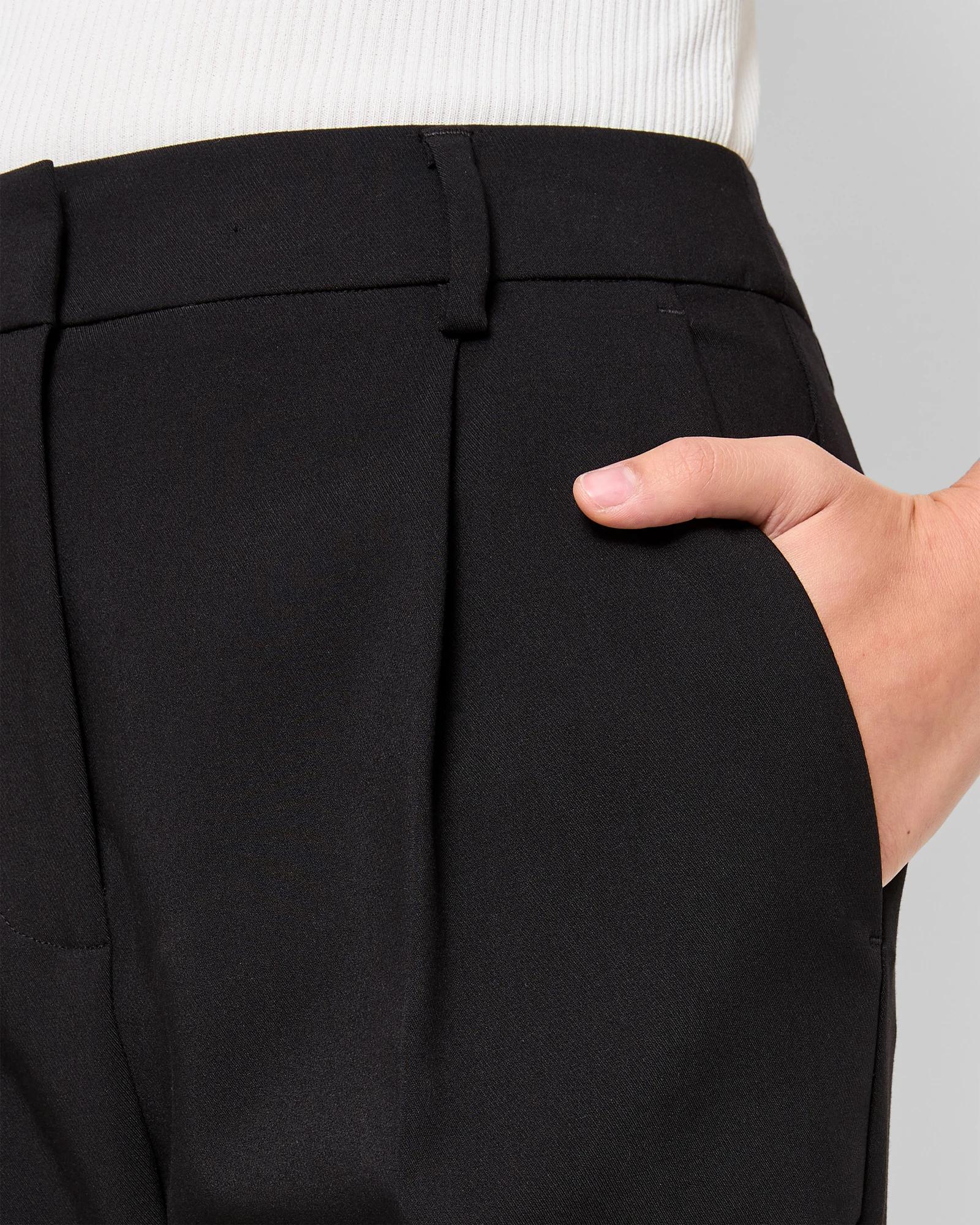 4 Classic Tapered Full Length Pants - Preview BLACK, 4 of 5