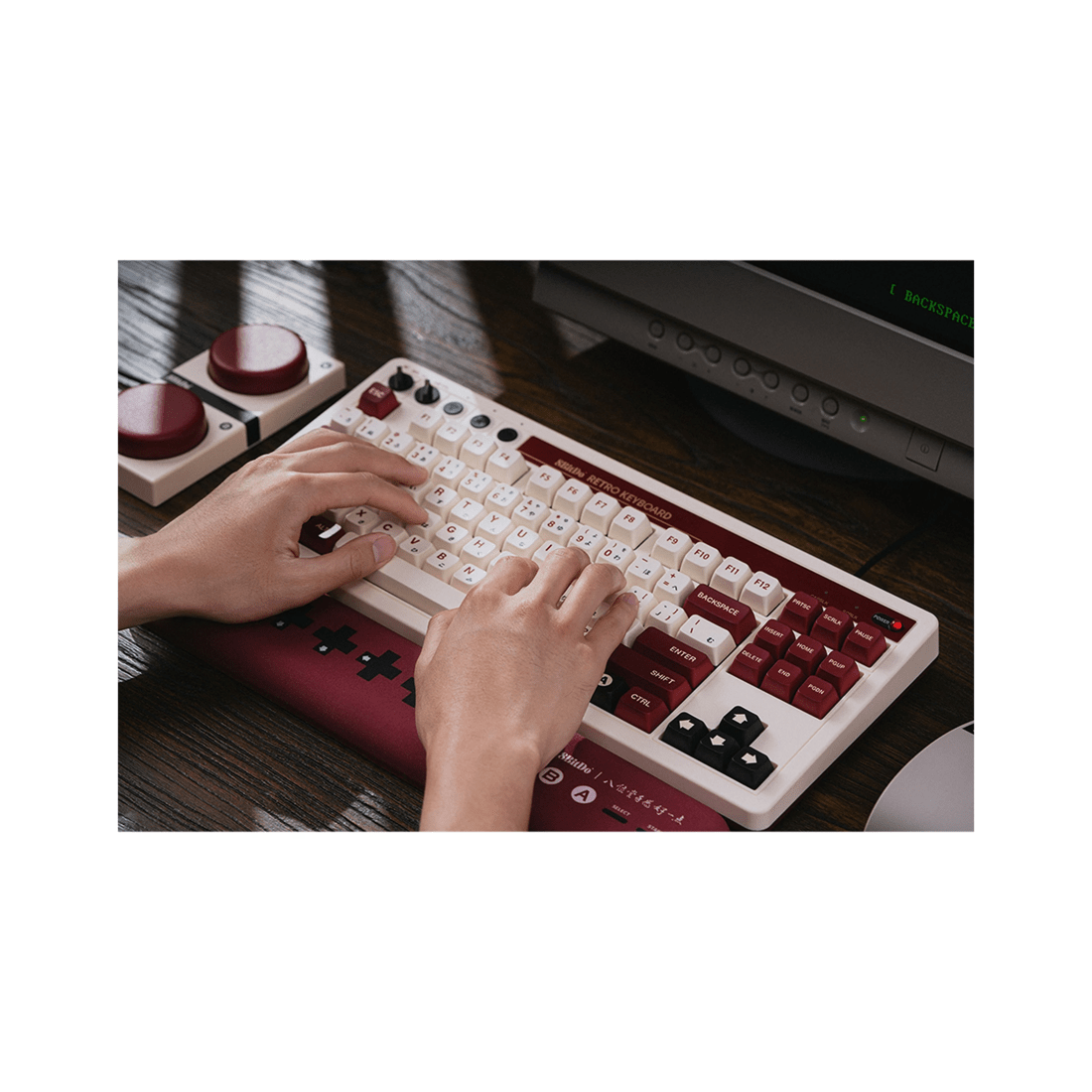 5 8bitdo Retro 87-key Mechanical Gaming Keyboard For Android Windows Fami Edition - White, 5 of 10