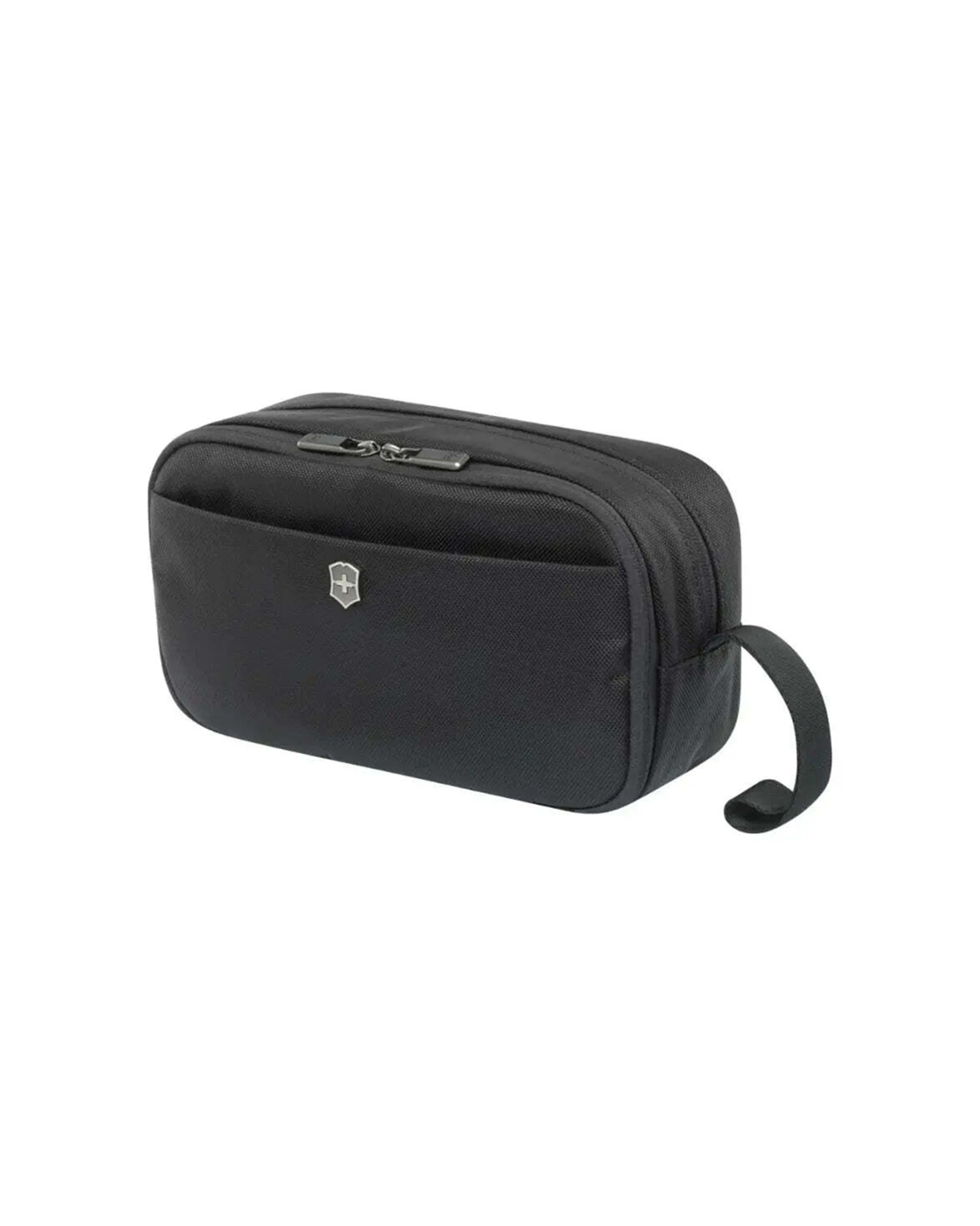 1 Victorinox Werks Traveler 6.0 Toiletry Kit Bag Easy Clean Lining Padded - Black, 1 of 7