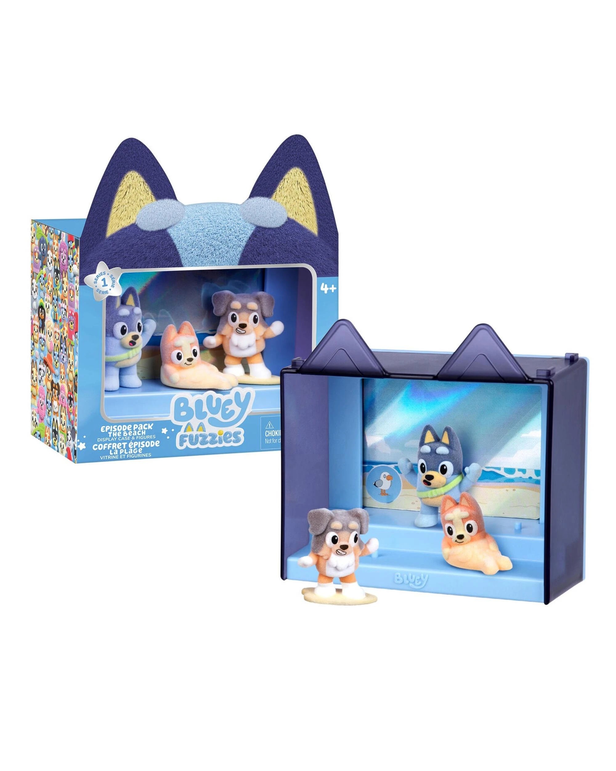 1 Bluey Fuzzies Series 1 The Beach Episode Pack, 1 of 7