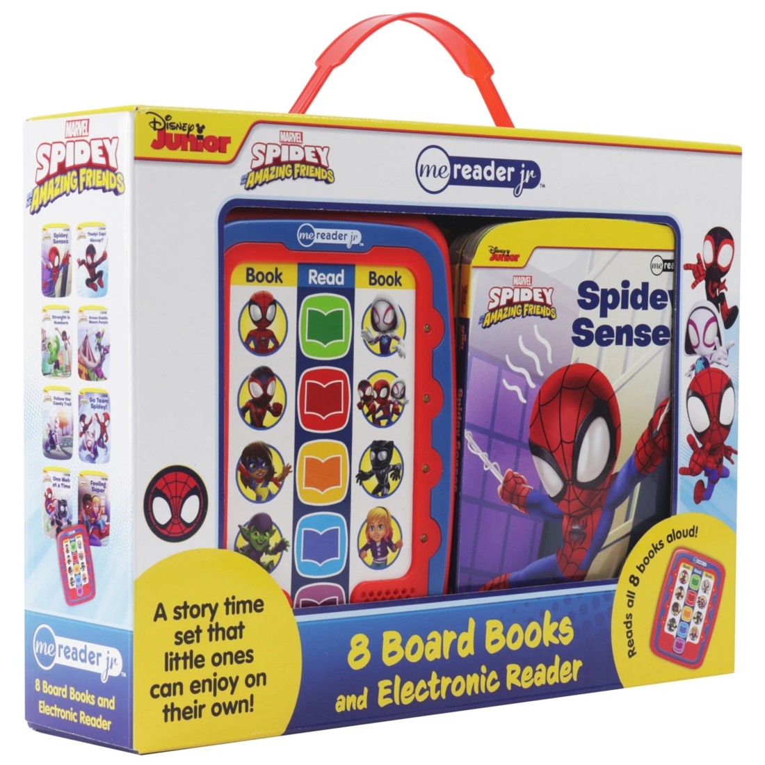 2 8 Pack Disney Junior Marvel Spidey and His Amazing Friends Board Books and Electronic Reader, 2 of 9