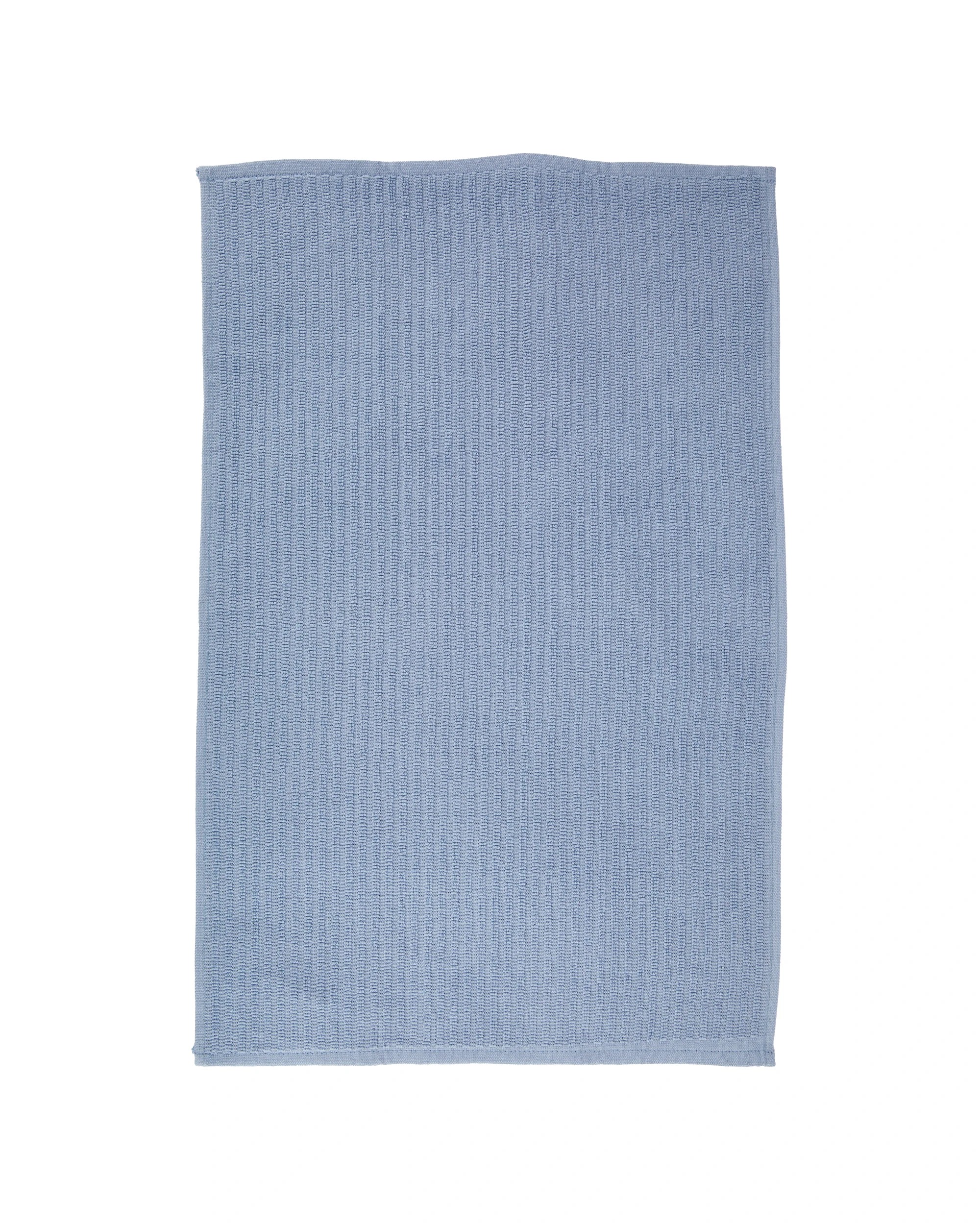 3 3 Pack Blue Ribbed Terry Tea Towels, 3 of 4