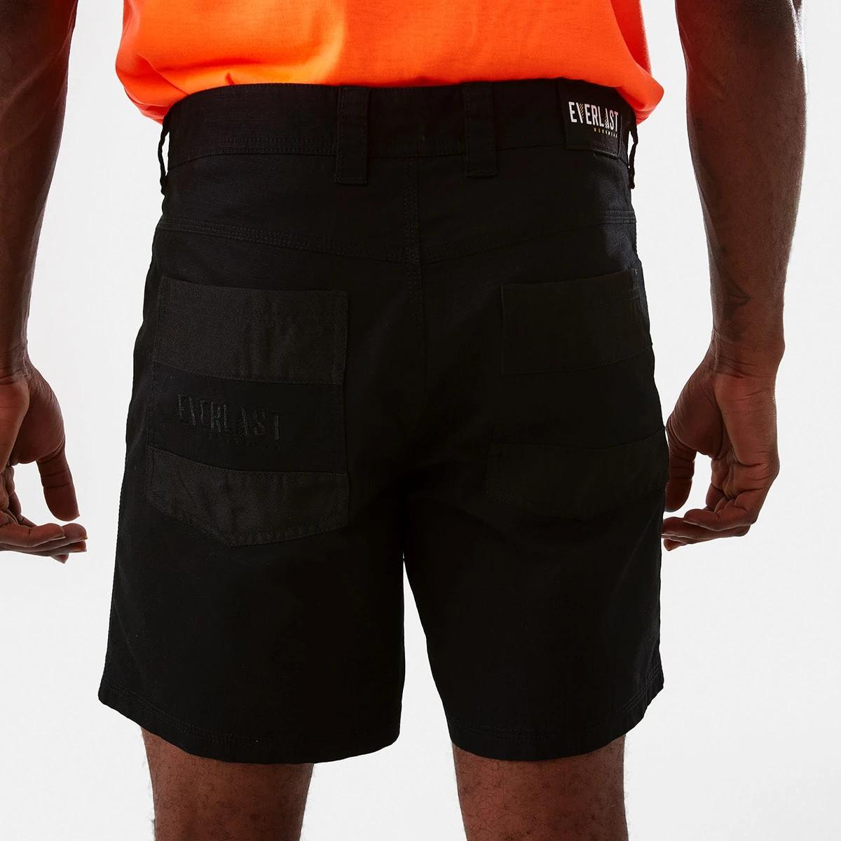 3 Everlast Mens Workwear Shorts Black, 3 of 7