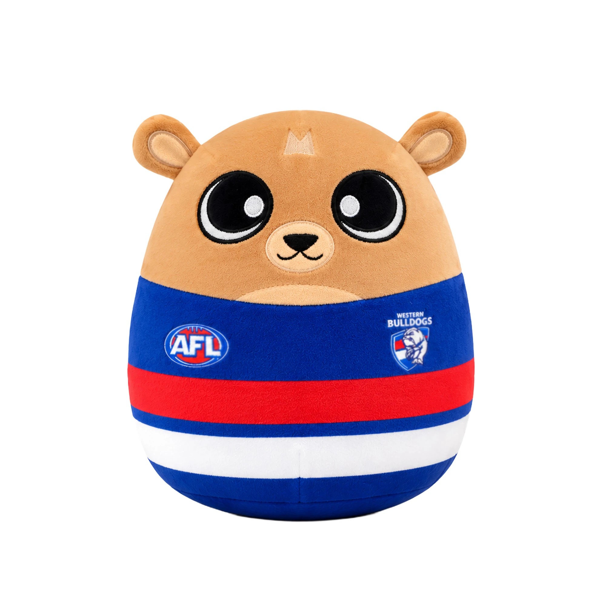 1 AFL Squidglys Bulldogs Plush Toy, 1 of 2