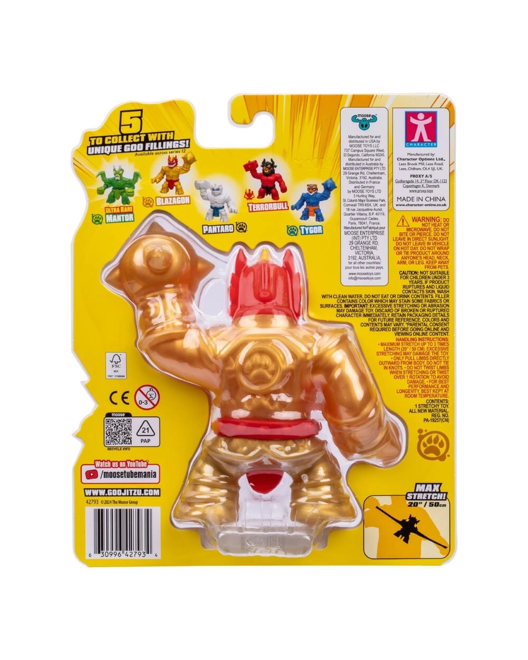 8 Heros of Goo Jit Zu Smash Strikers Crunchy Blazagon, 8 of 8