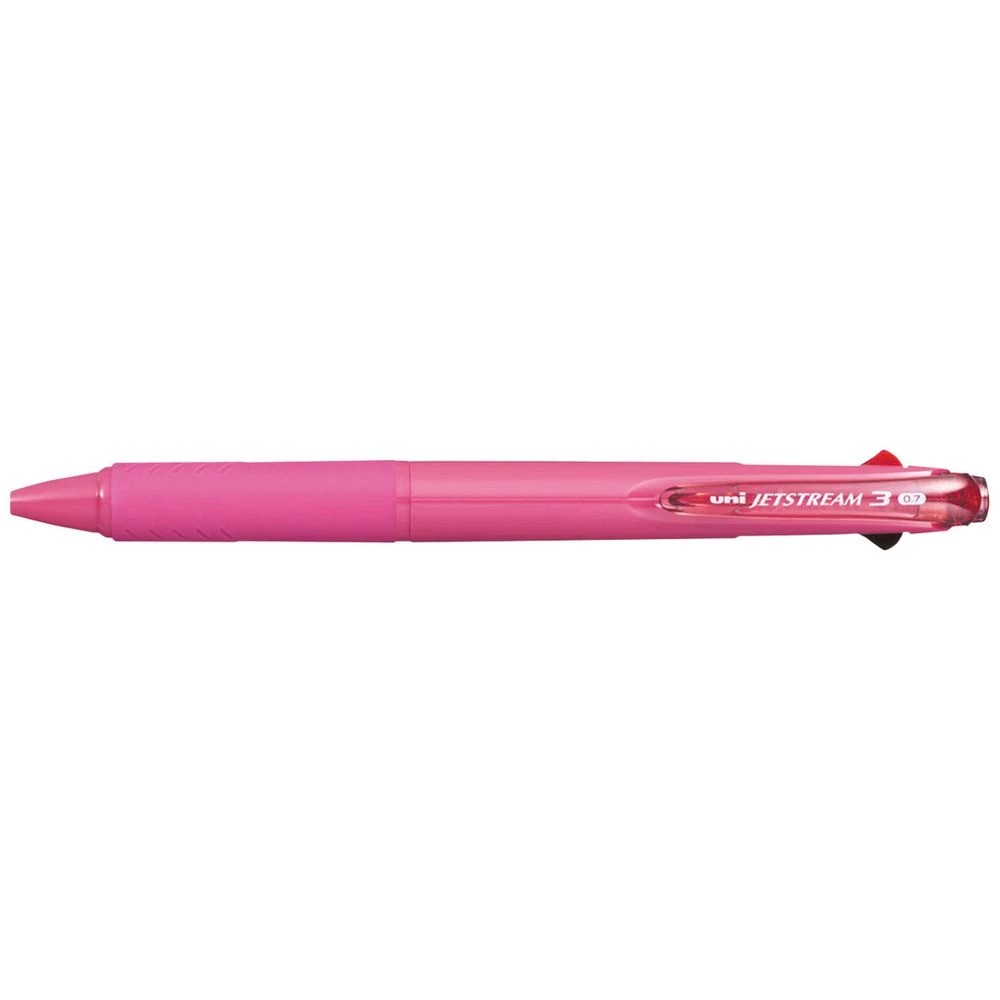 1 Uni Jetstream 3 Colour Rollerball Pen 0.7mm Rose Pink, 1 of 1