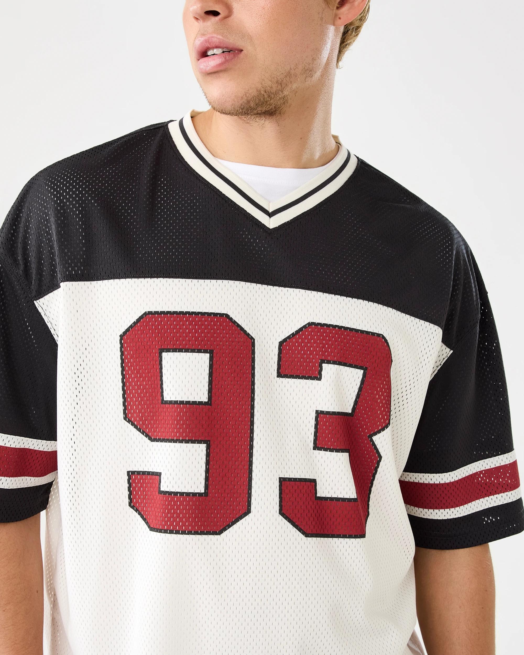 6 Boxy Mesh Panel T-shirt Bge 93, 6 of 9