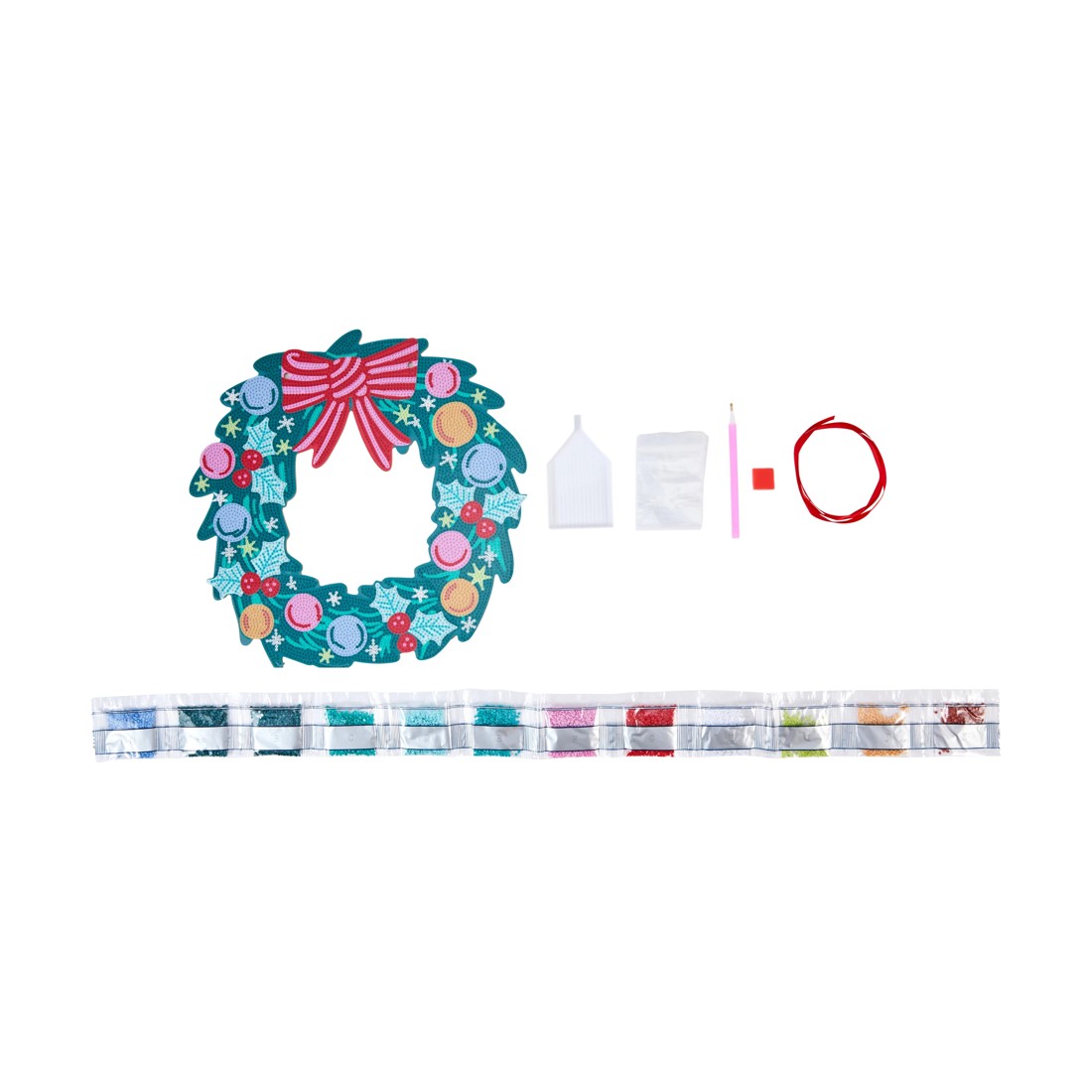 2 DIY Gem Art Wreath Kit, 2 of 3