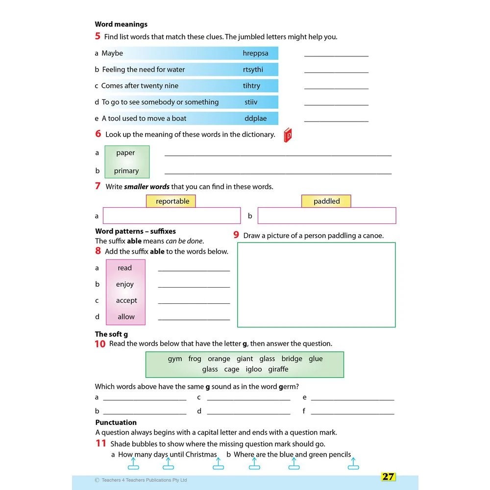 4 Spelling Conventions Book 3, 4 of 4