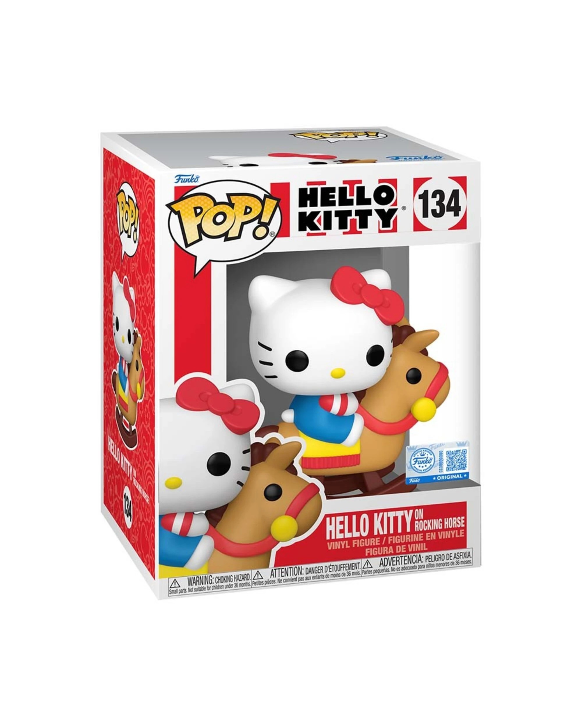 2 Sanrio - Hello Kitty & Friends - Hello Kitty on Rocking Horse Premium Pop! Vinyl Figure, 2 of 2