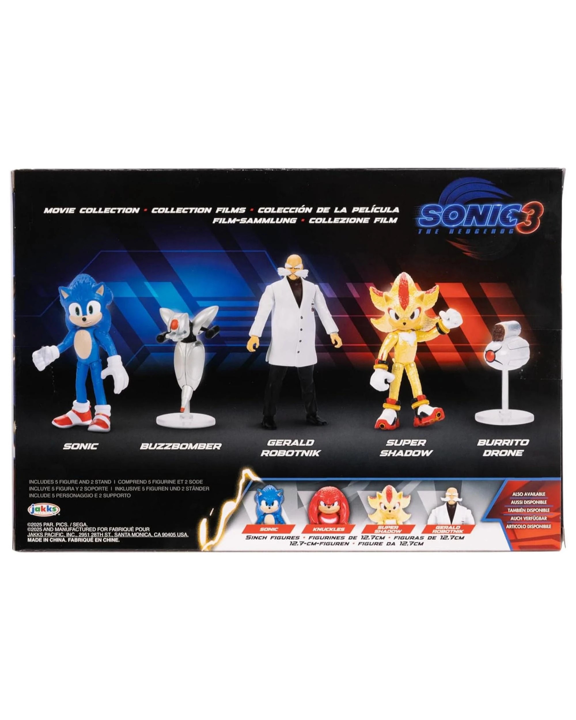 9 Sonic the Hedgehog 3 Movie Wave 3 Movie Collection 2.5 inch Figure Multi-Pack, 9 of 9