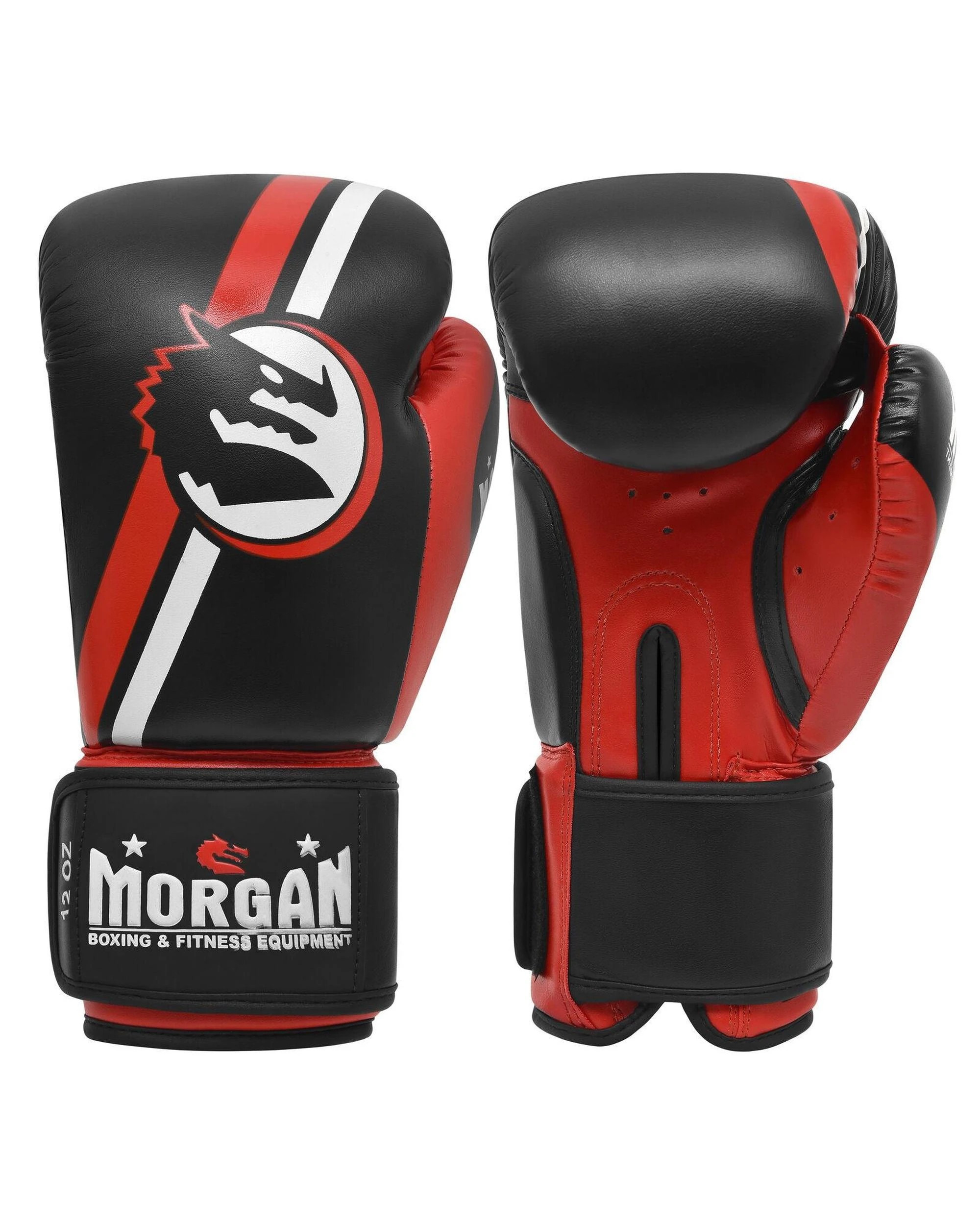 1 Morgan Sports Classic Boxing Gloves 10oz - Red, 1 of 5