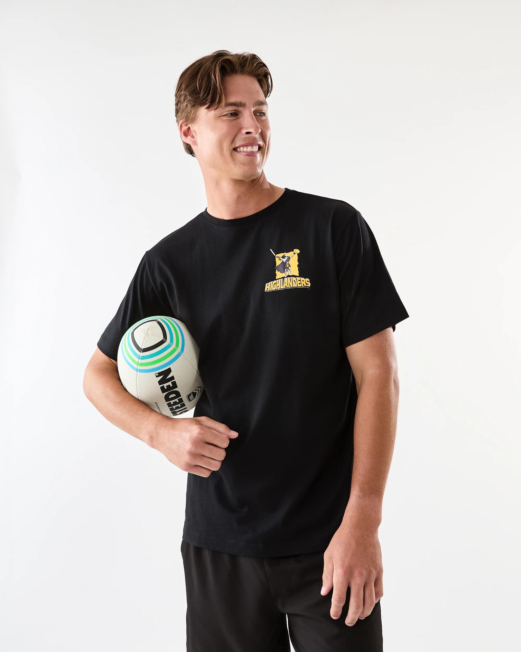 1 Official Super Rugby Adult Jersey T-shirt Highlander, 1 of 8