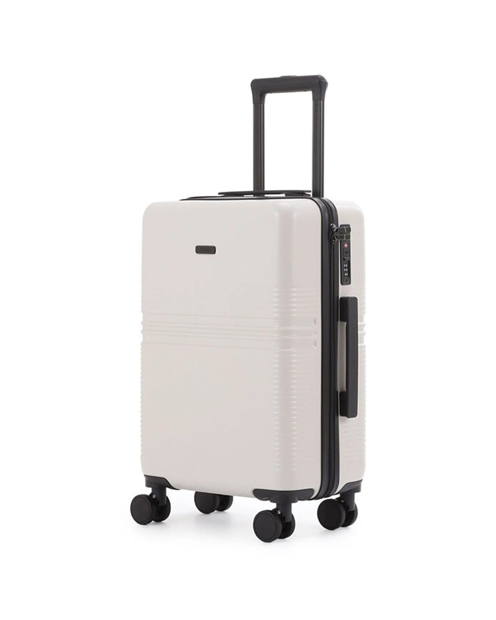 3 Paklite Elements Small Travel Luggage Suitcase Lightweight 56.5x38cm Oatmeal - White, 3 of 8