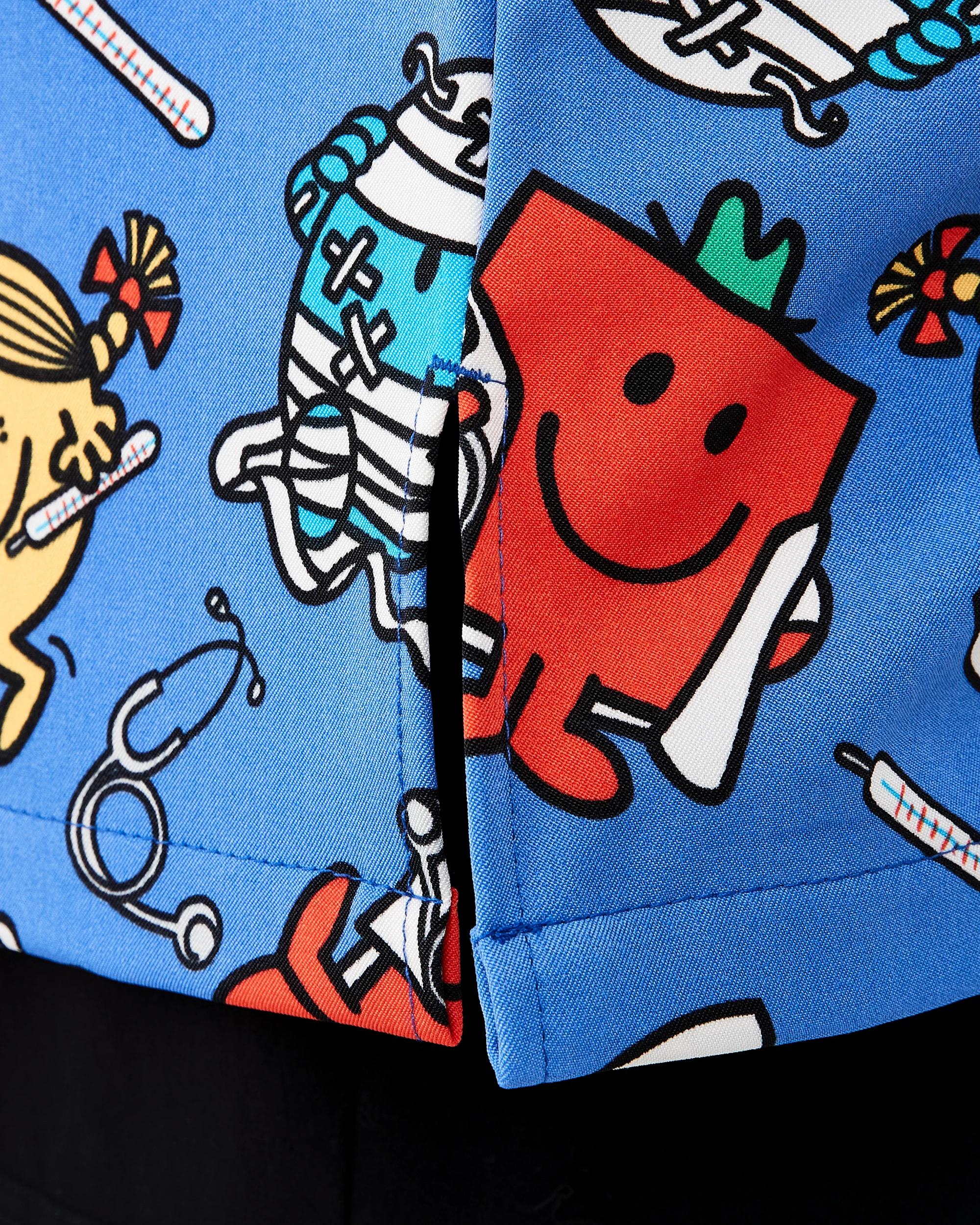 6 Workwear Mr Men License Unisex Scrub Top Mr Men, 6 of 7