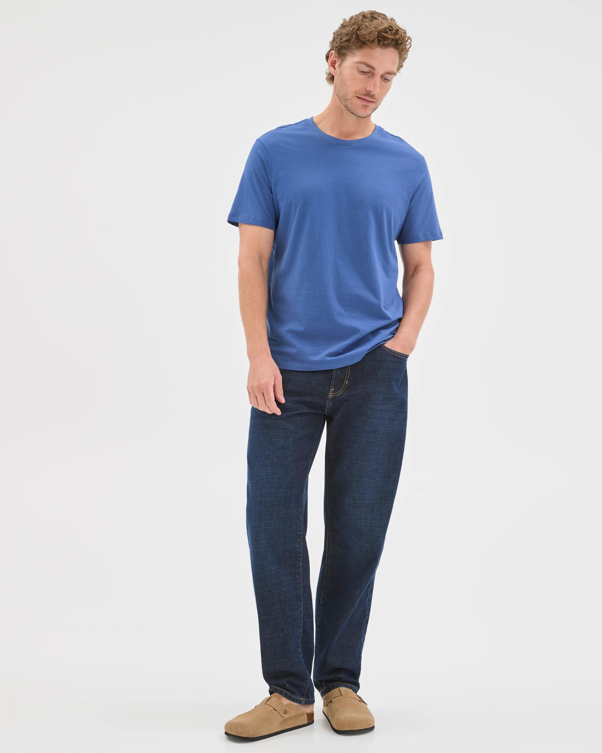 2 Target Australian Cotton T-Shirt DARK BLUE, 2 of 6