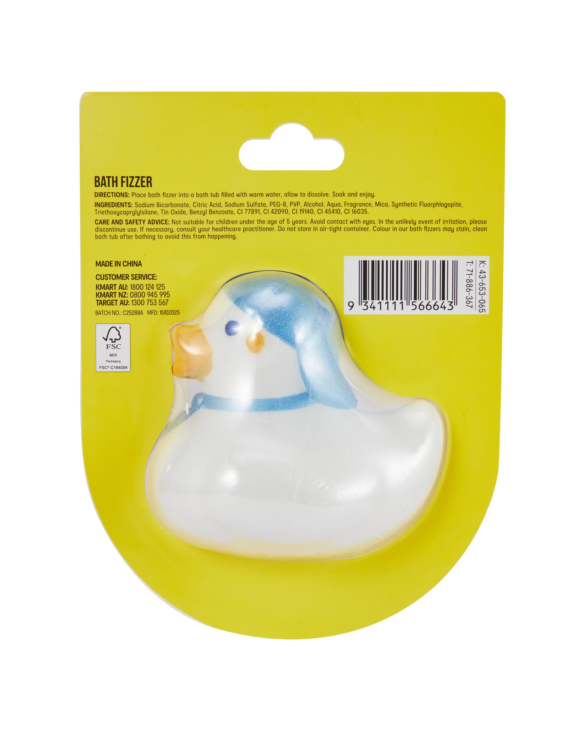 5 OXX Bodycare Bath Fizzer 200g - Watermelon Scented, 5 of 5