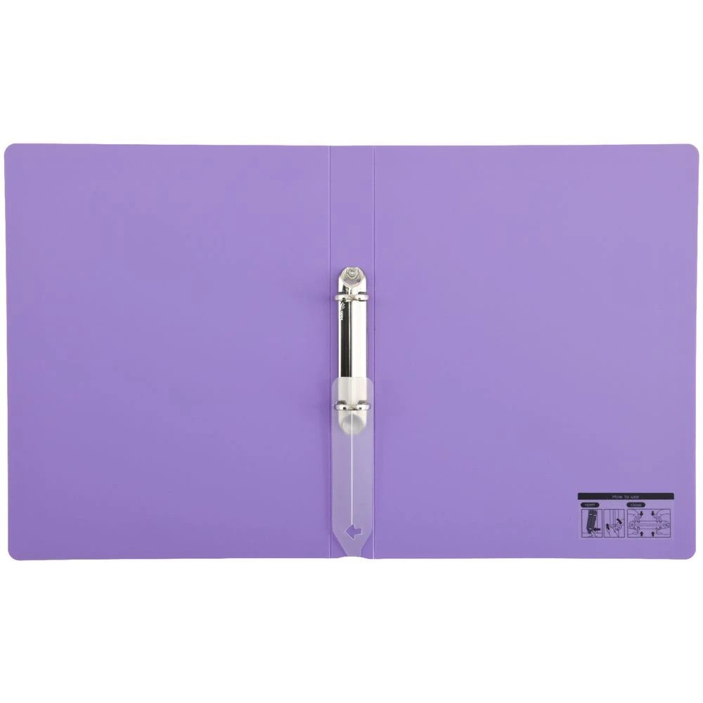 3 Aqua Drops A4 Twist Binder 2-O 18mm Vivid Purple, 3 of 4