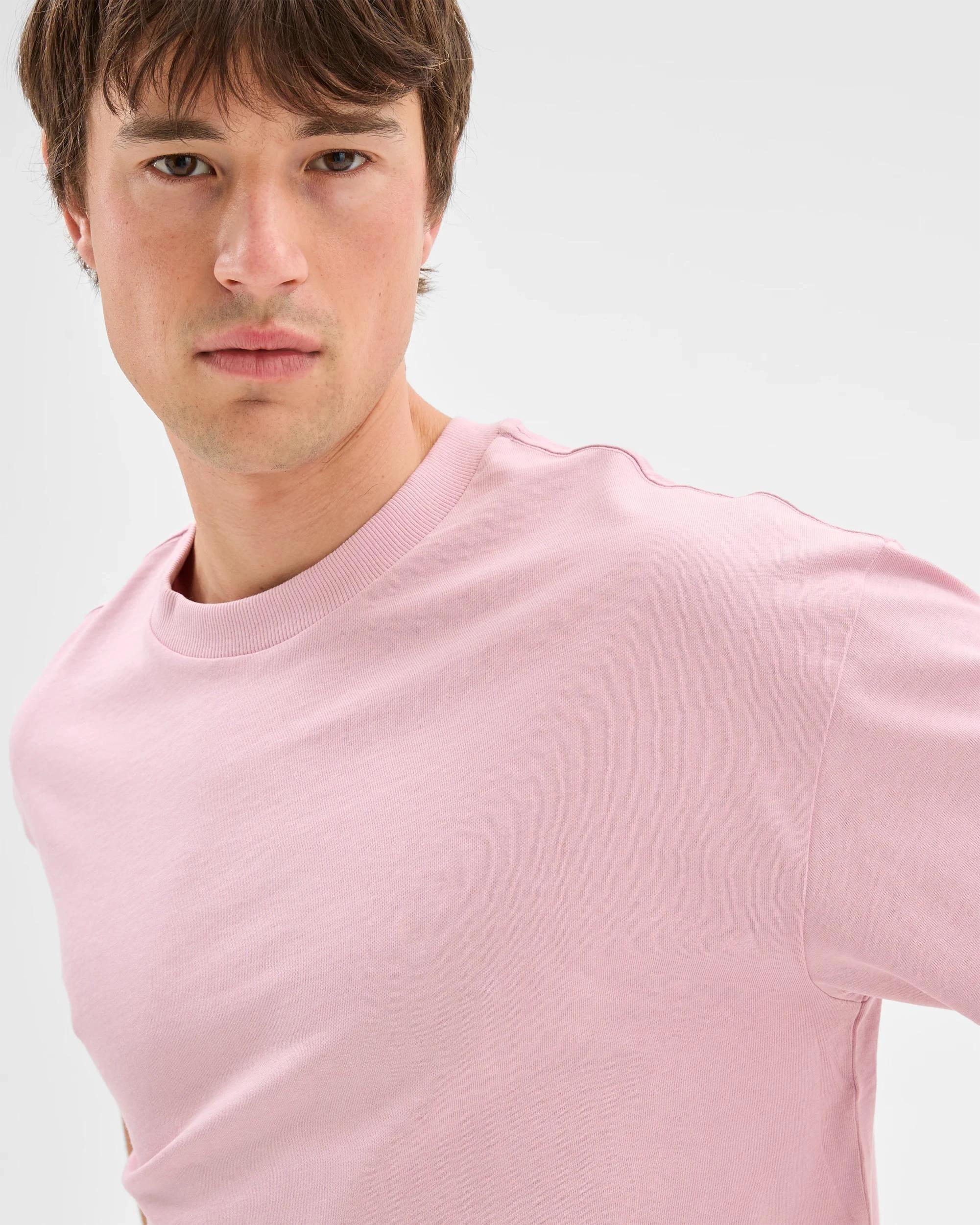 3 Commons Australian Cotton Oversized Heavy Core T-Shirt PINK, 3 of 5