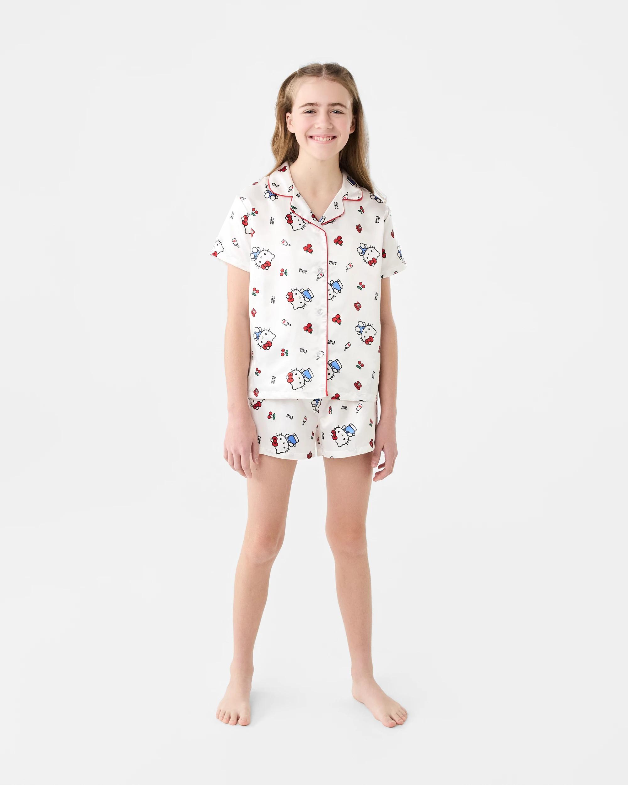 6 Hello Kitty License Satin Pyjama Set H Kitty, 6 of 8