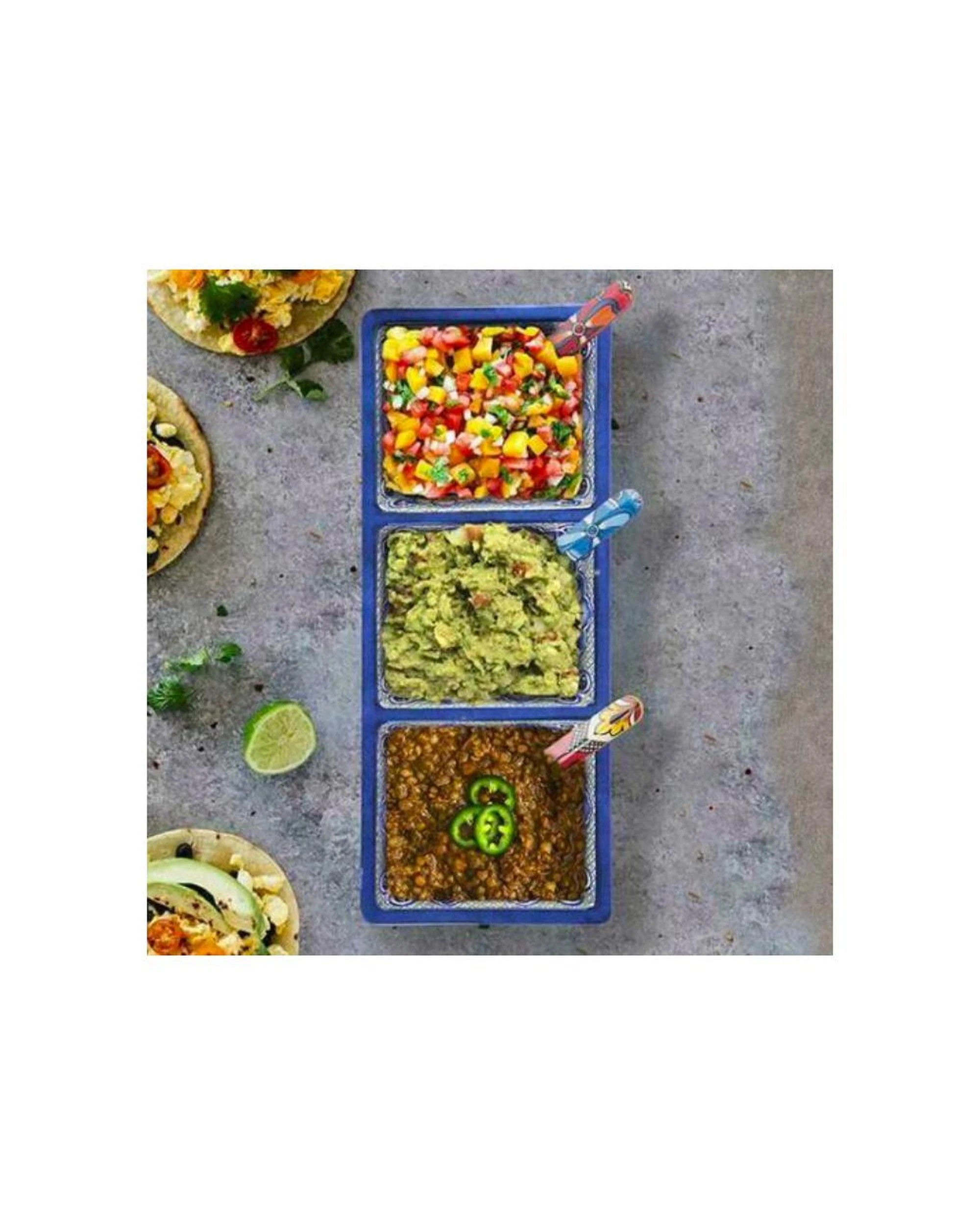 6 Prepara Taco Carousel Holder Stand & Taco Spoon Set of 2, 6 of 6