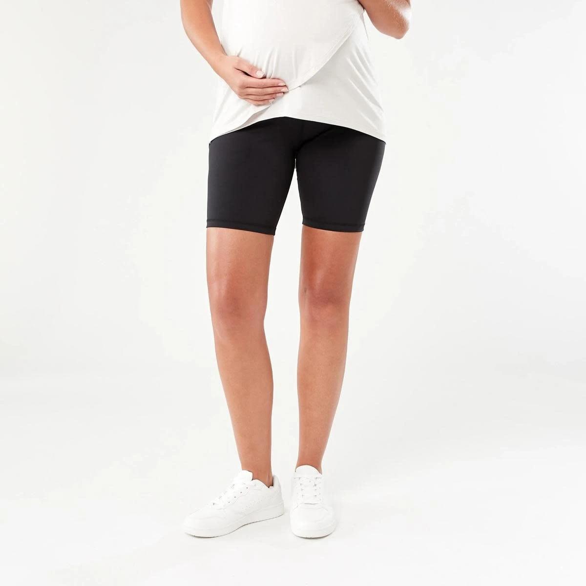 6 Maternity Active Bike Shorts Black, 6 of 6