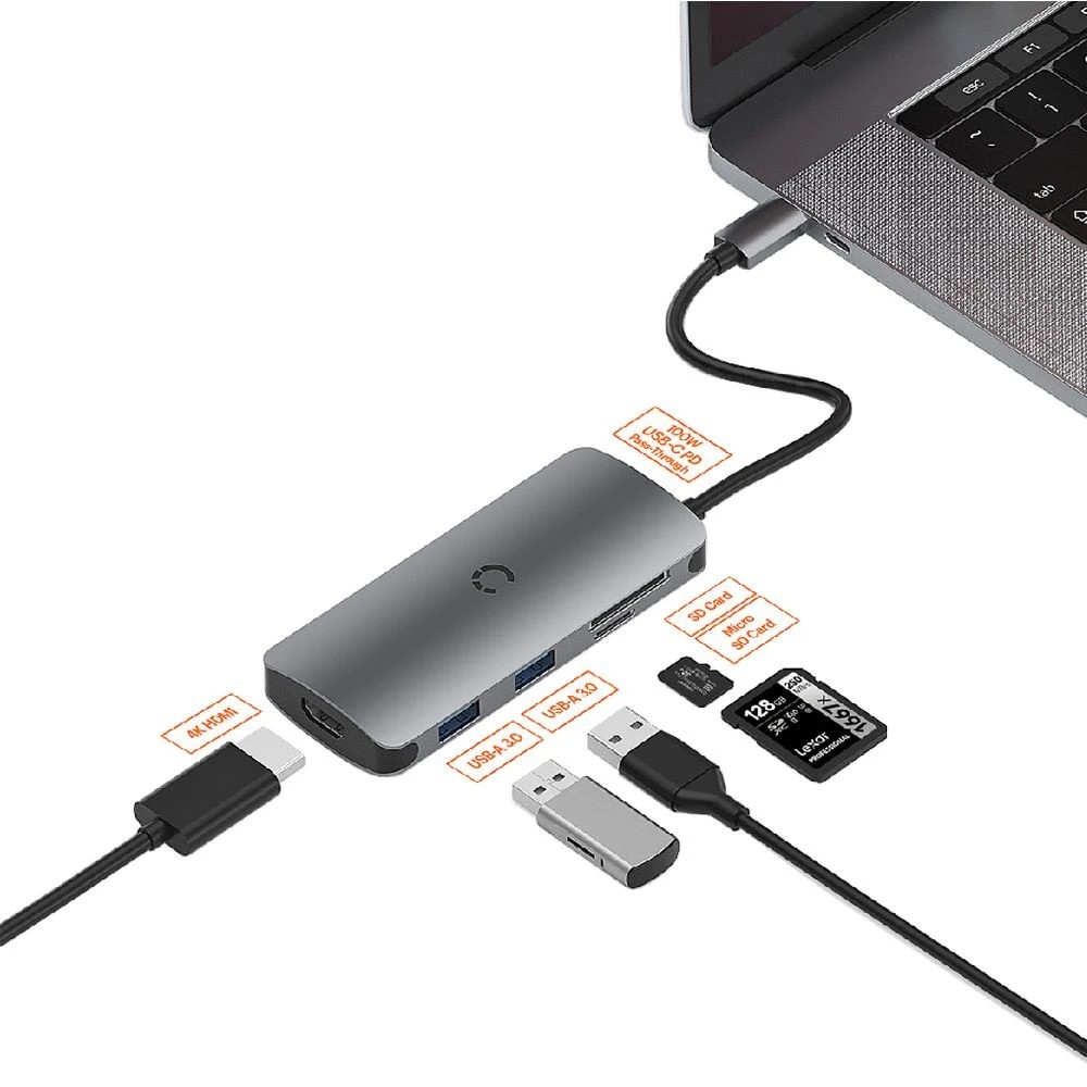 5 Cygnett Unite PocketMate USB-C Hub Silver, 5 of 5