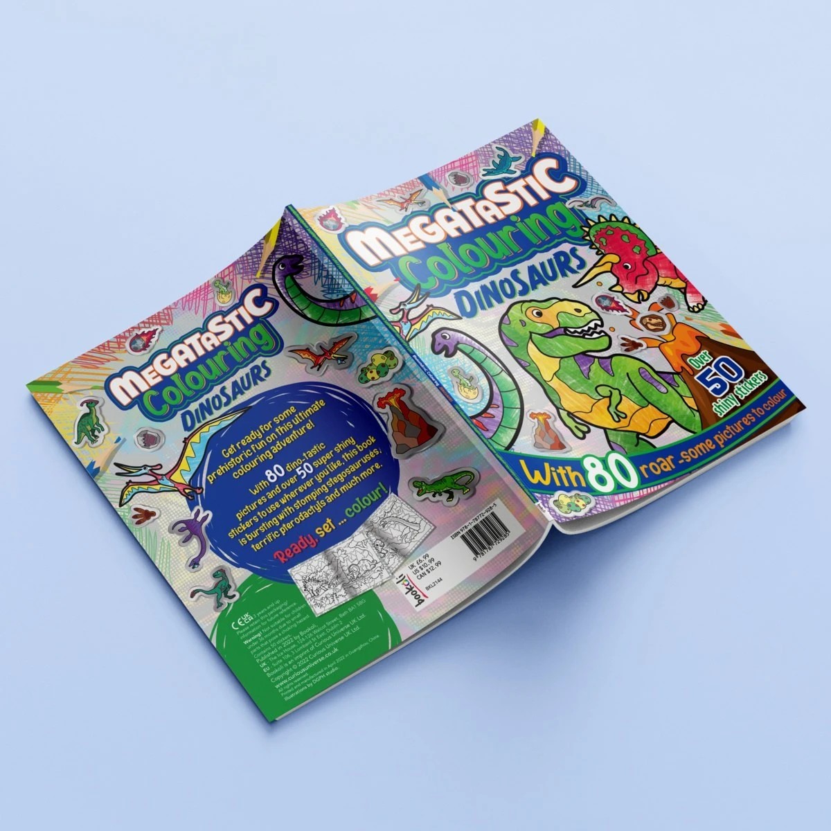 2 Megatastic Colouring: Dinosaurs - Book, 2 of 4