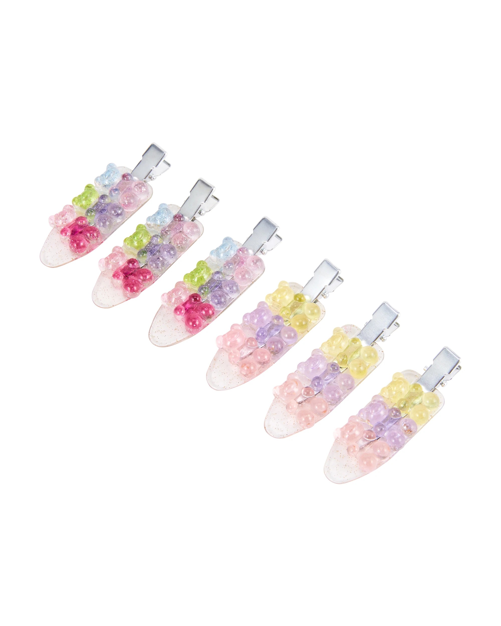 2 OXX Haircare 6 Pack No Crease Styling Clips - Gummy Bear, 2 of 4