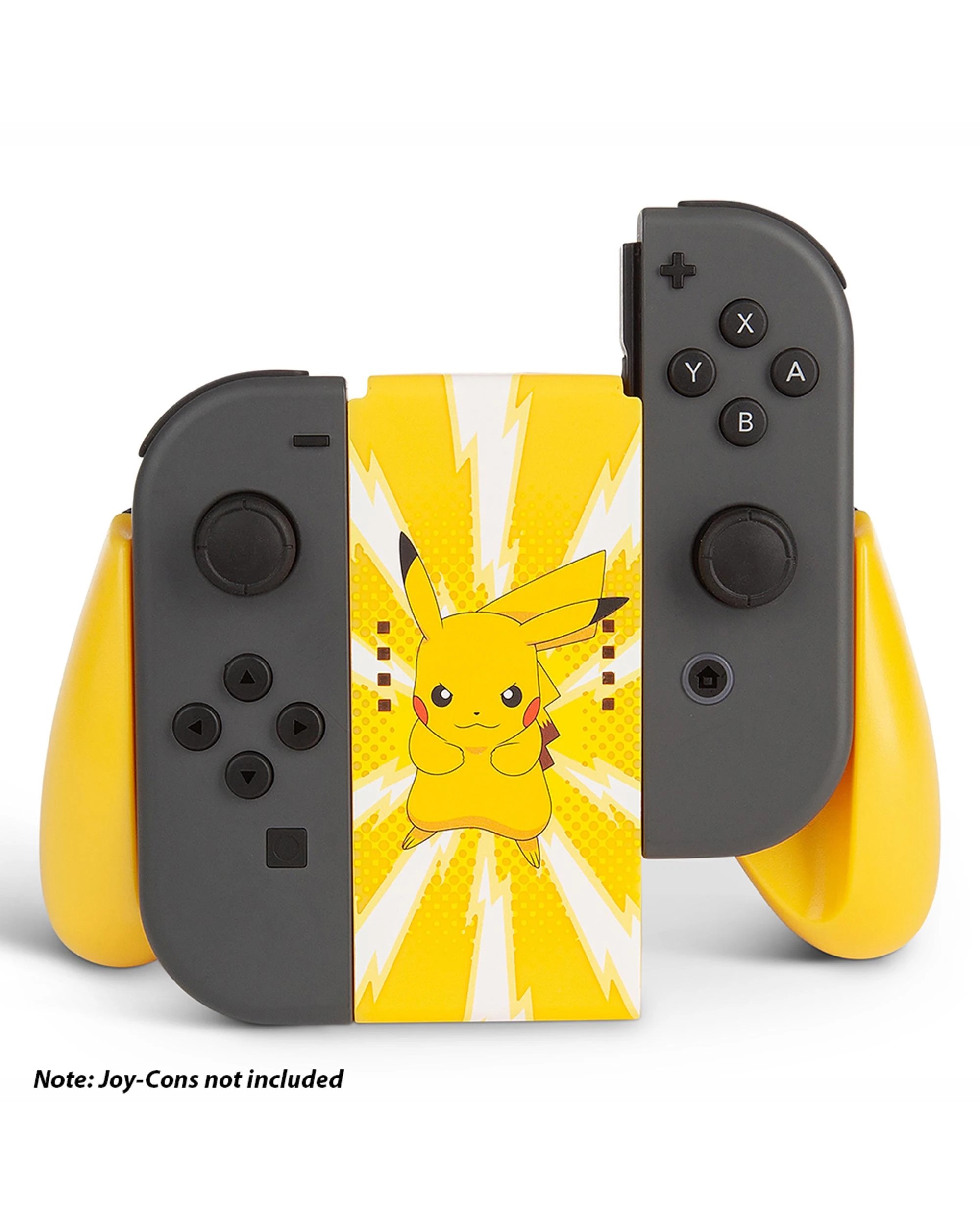 4 PowerA Joy-Con Comfort Grip Pikachu for Nintendo Switch, 4 of 5