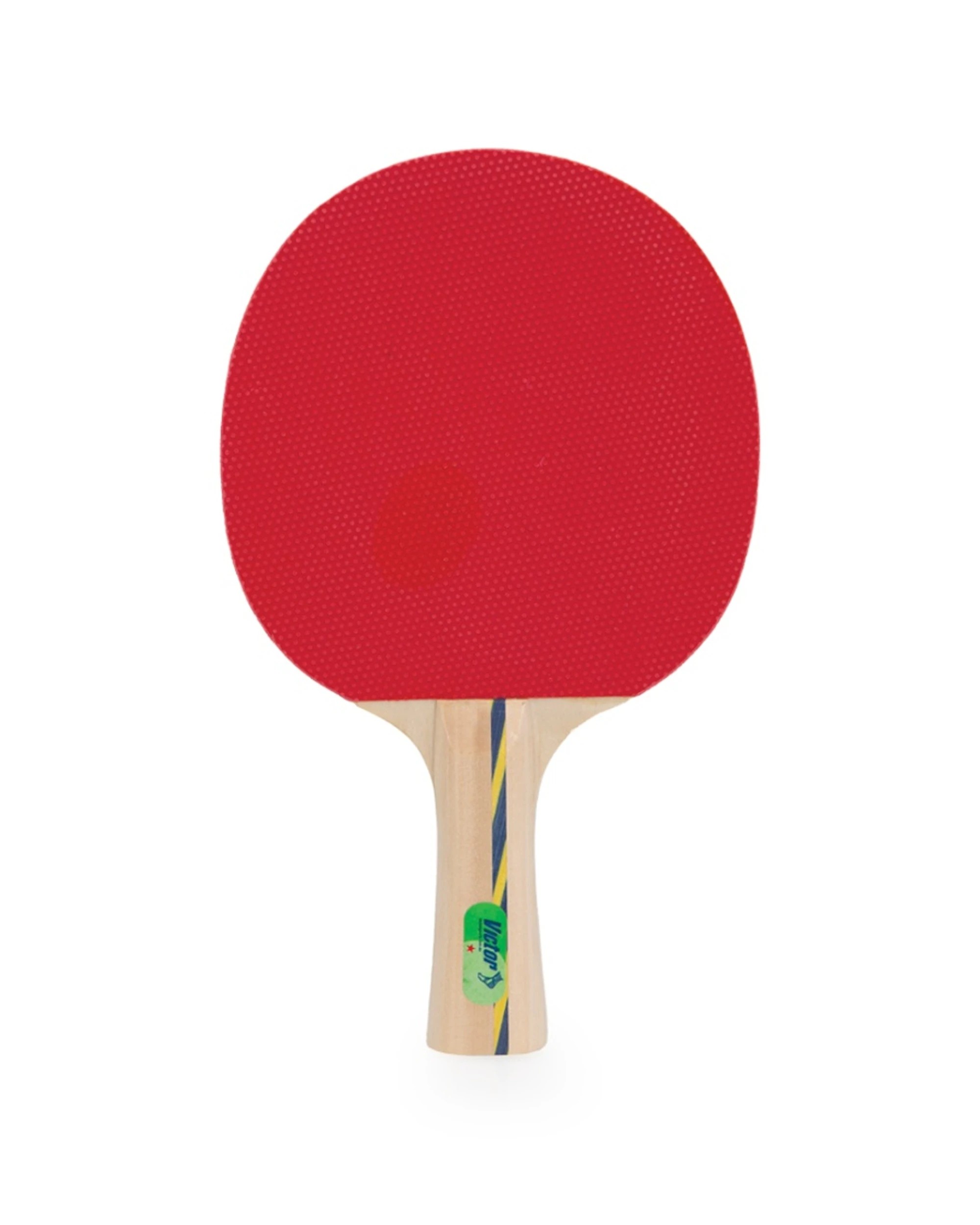 1 Victor Sports Table Tennis Bat Superspin 1 Star Hard Plywood Rubber 5mm - Multi, 1 of 4