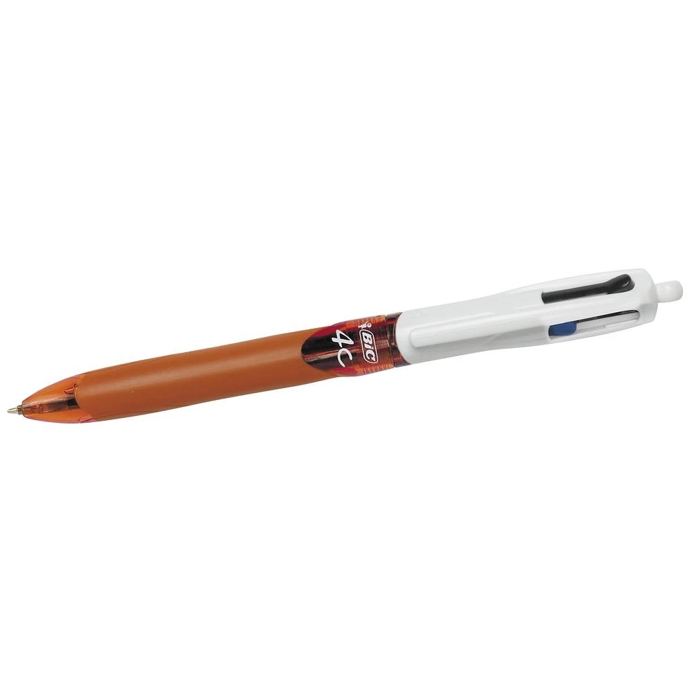 3 BIC 4 Colour Grip Retractable Ballpoint Pen 0.7mm, 3 of 6