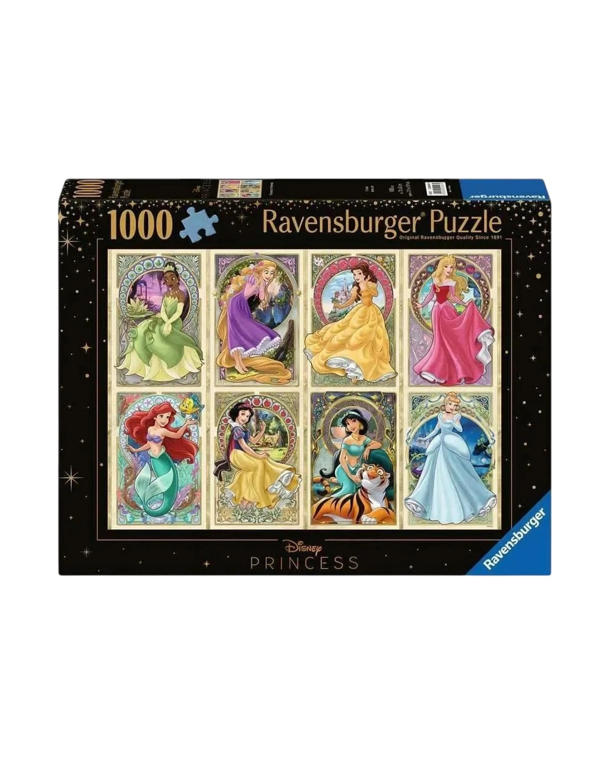 1 Ravensburger Disney Art Nouveau Princesses 1000 Piece Puzzle, 1 of 2