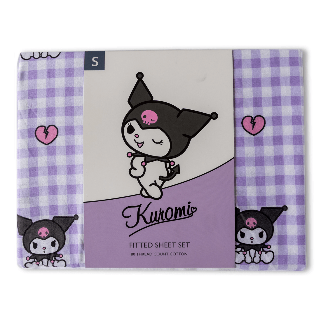 2 Hello Kitty Kuromi Kids Fitted Sheet Set
 - Double Bed
 - Purple, 2 of 7