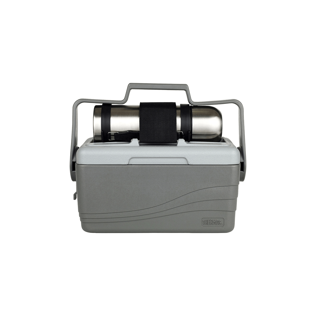 1 Thermos Insulated Water/drink Cooler With 1l Stainless Steel Vacuum Flask 6.6l
 - Natural, 1 of 3