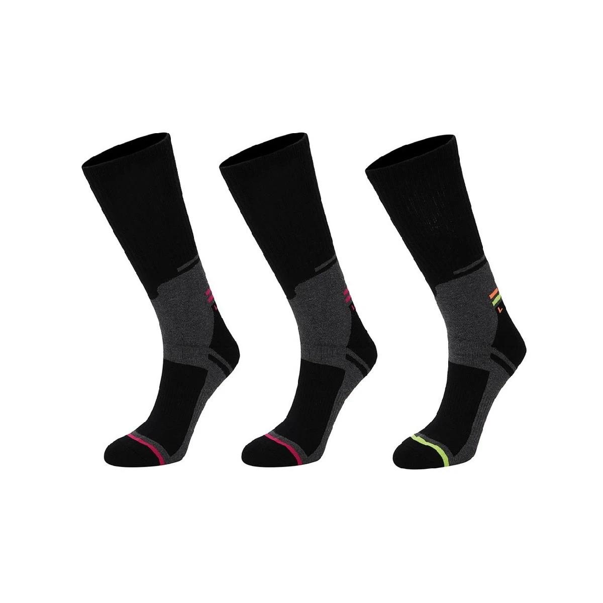 1 3 Pack Ultimate Boot Socks BLACK PINK, 1 of 3