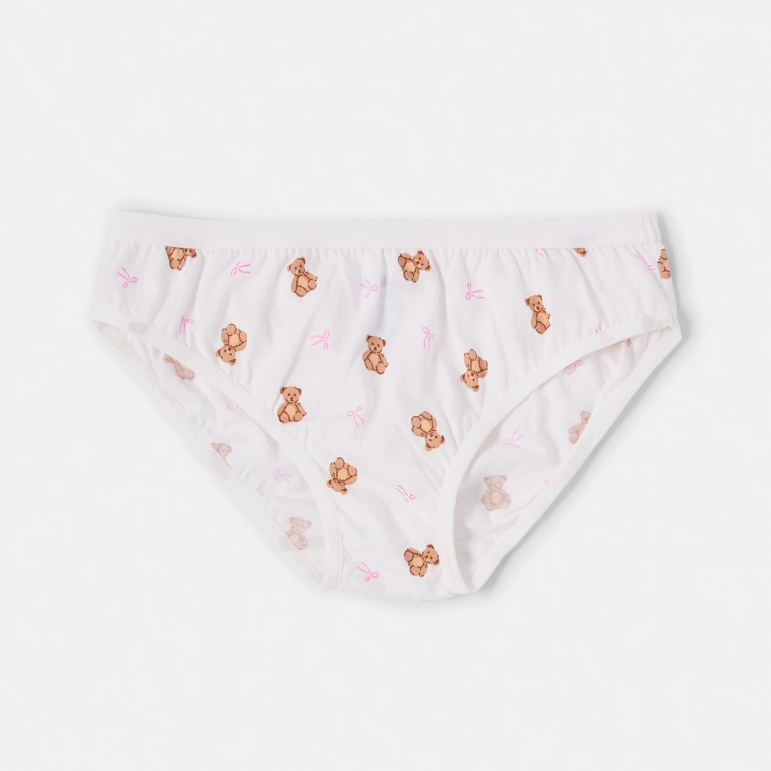 7 7 Pack Print Briefs PNK TEDDY, 7 of 9