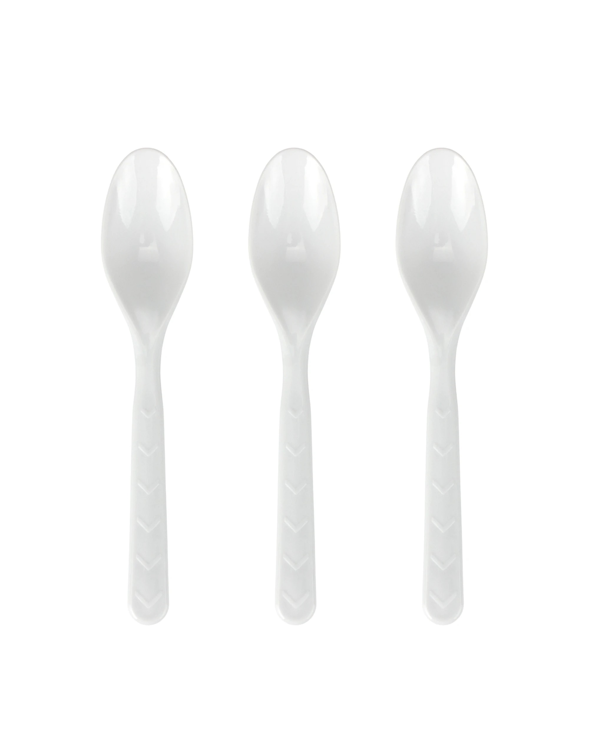 1 Party Maker Reusable Premium Plastic Spoons Pack of 48 - White, 1 of 3