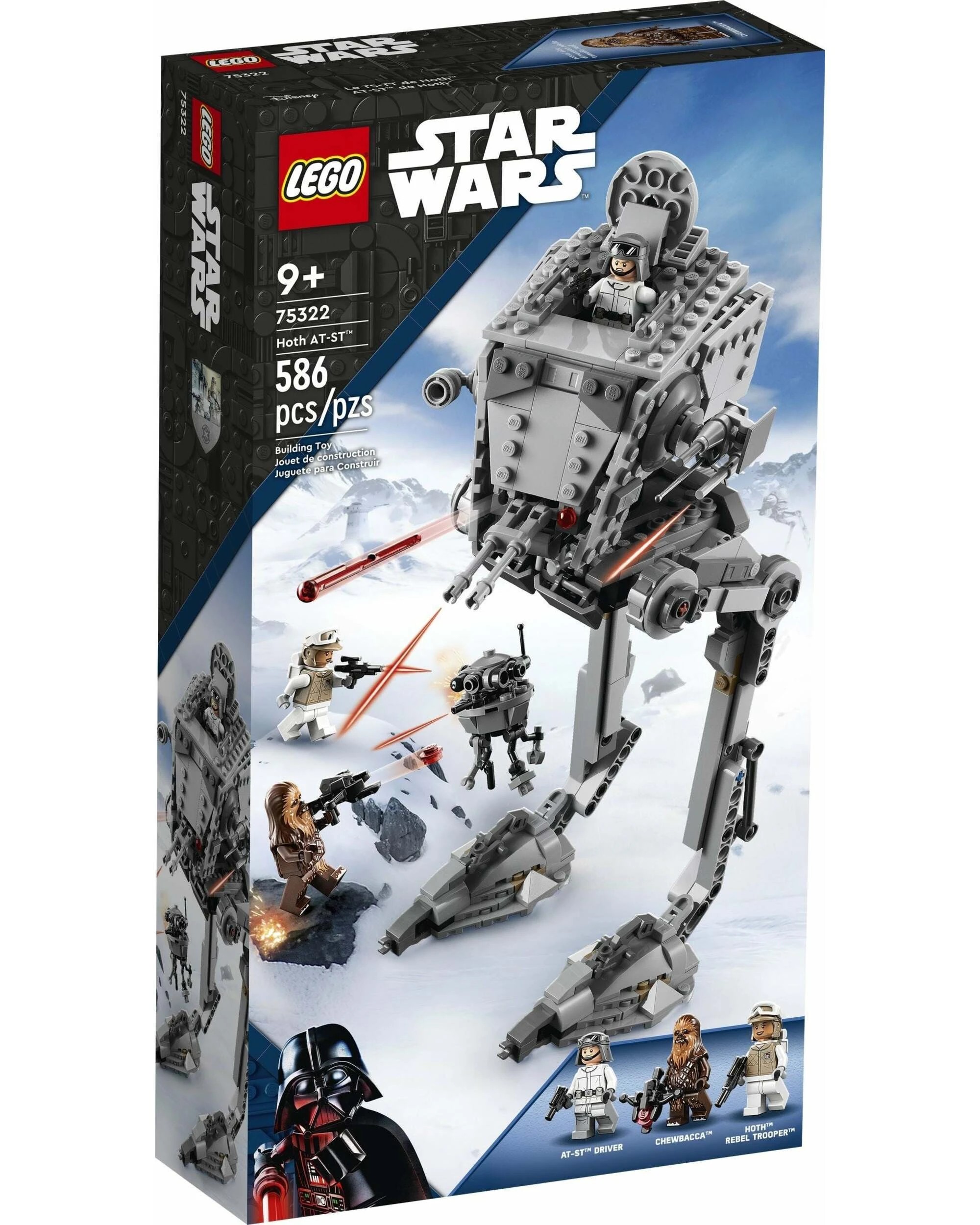 1 LEGO 75322 AT-ST Walker Hoth Battle Set, 1 of 5