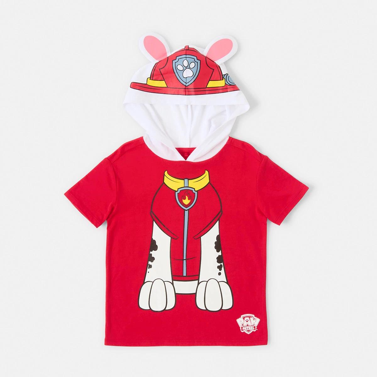 9 PAW Patrol License Hooded Print T-shirt Pawpatrol, 9 of 10