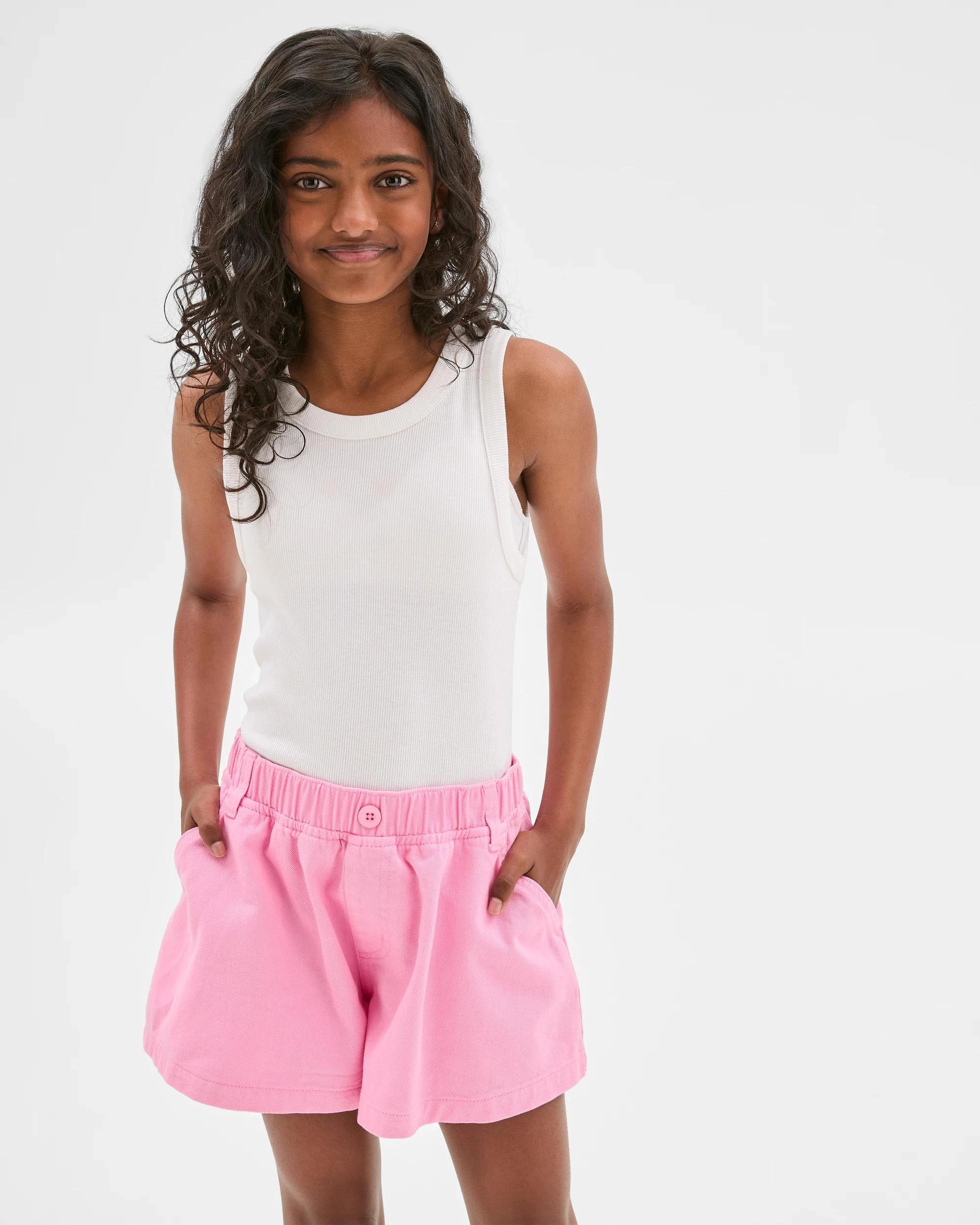 3 Target Denim Swing Shorts BEGONIA PINK, 3 of 7