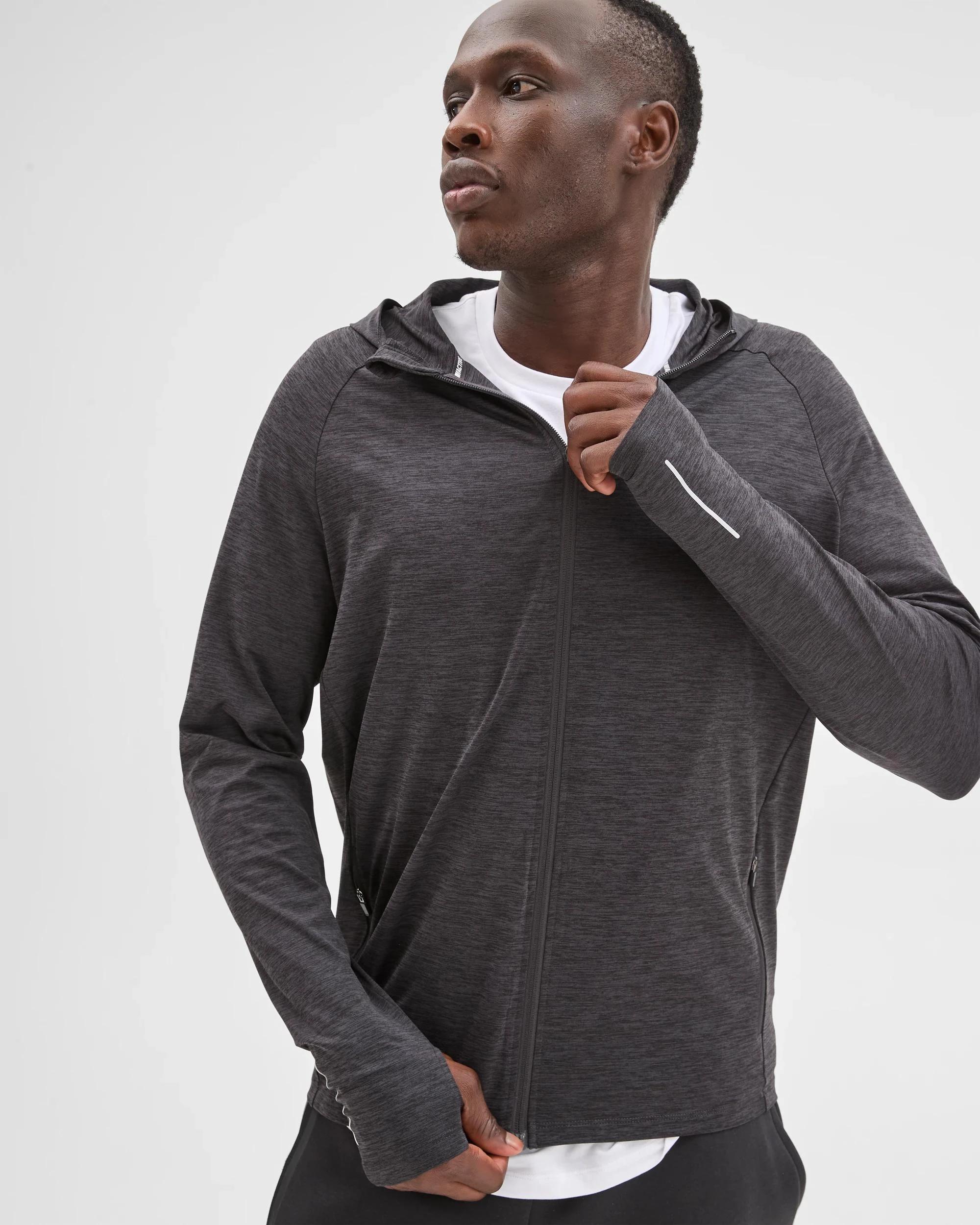5 Target Active Panelled Zip Through Hoodie BLACK, 5 of 7