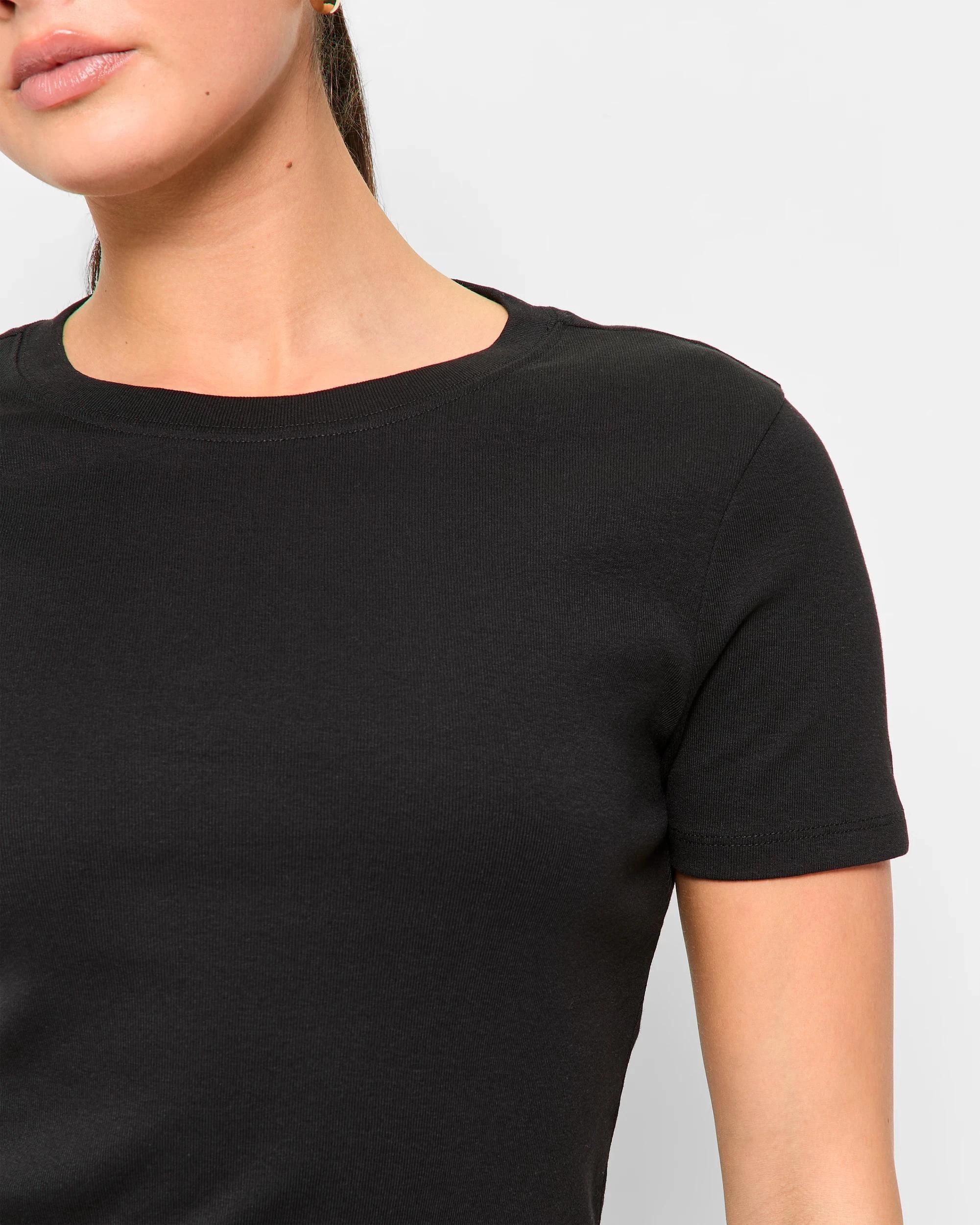 5 Australian Cotton True To Size T-Shirt - Lily Loves BLACK, 5 of 5