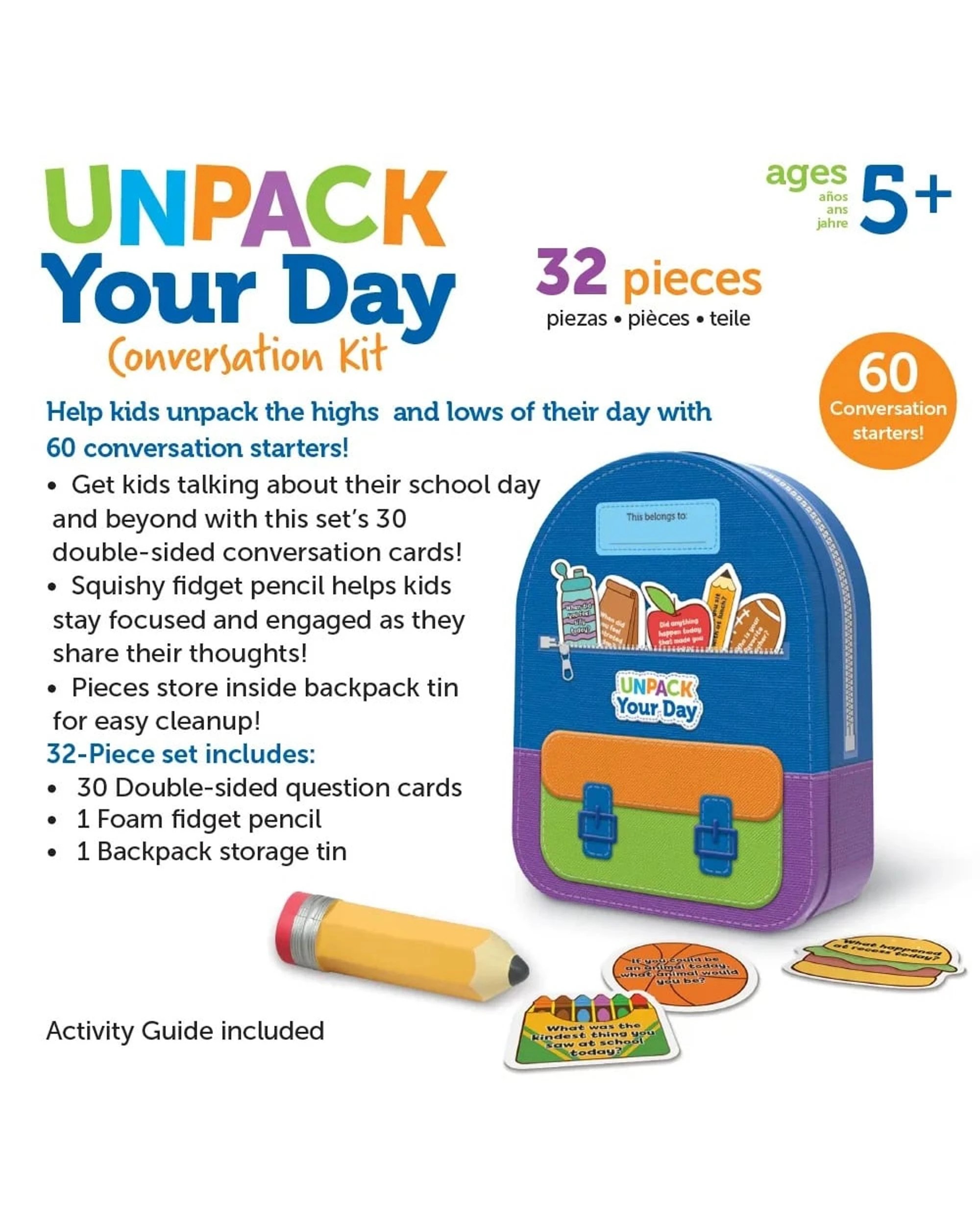 6 Learning Resources Unpack Your Day Conversation Kit, 6 of 6