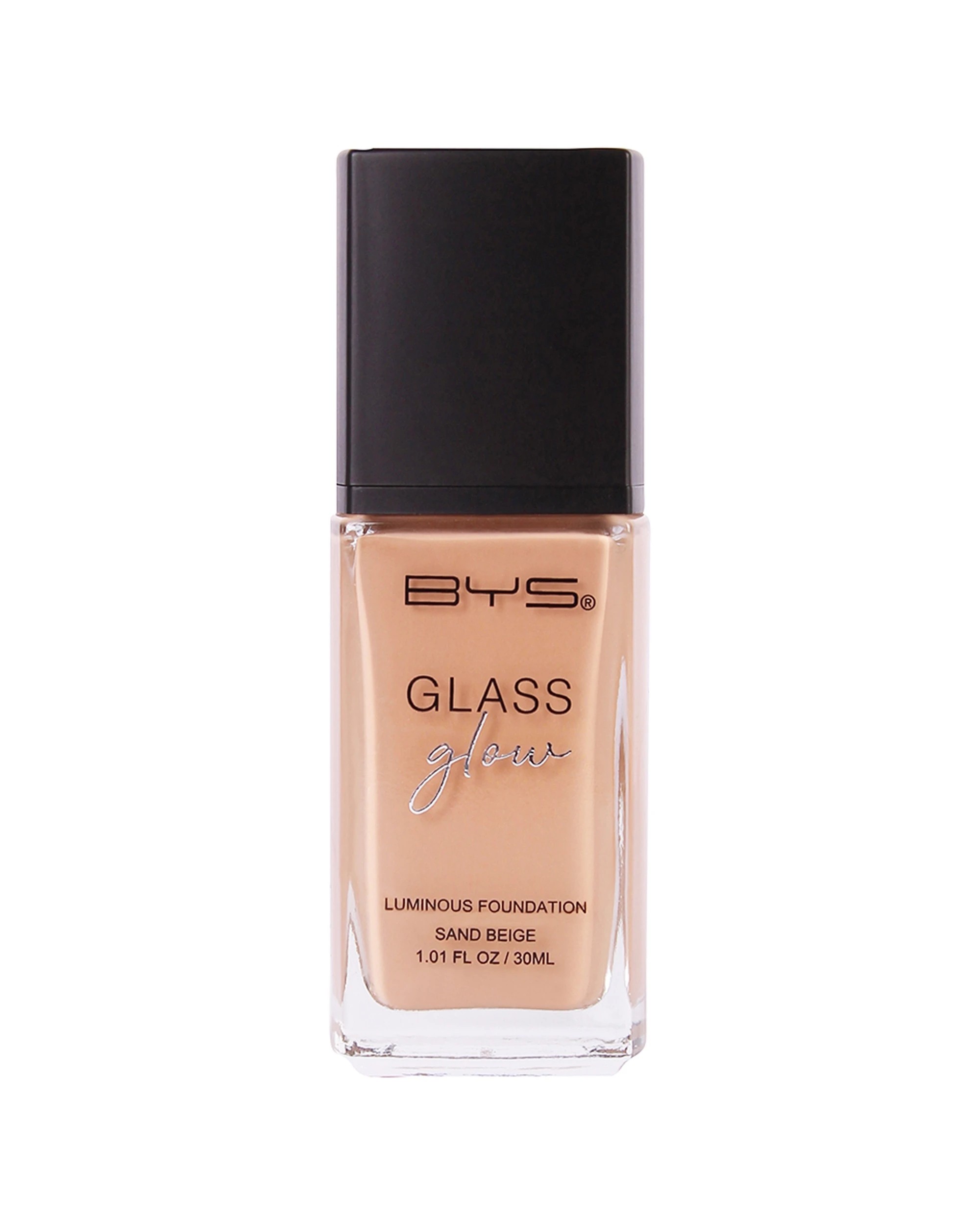 1 BYS Glass Glow Luminous Foundation Sand 30ml - Beige, 1 of 3