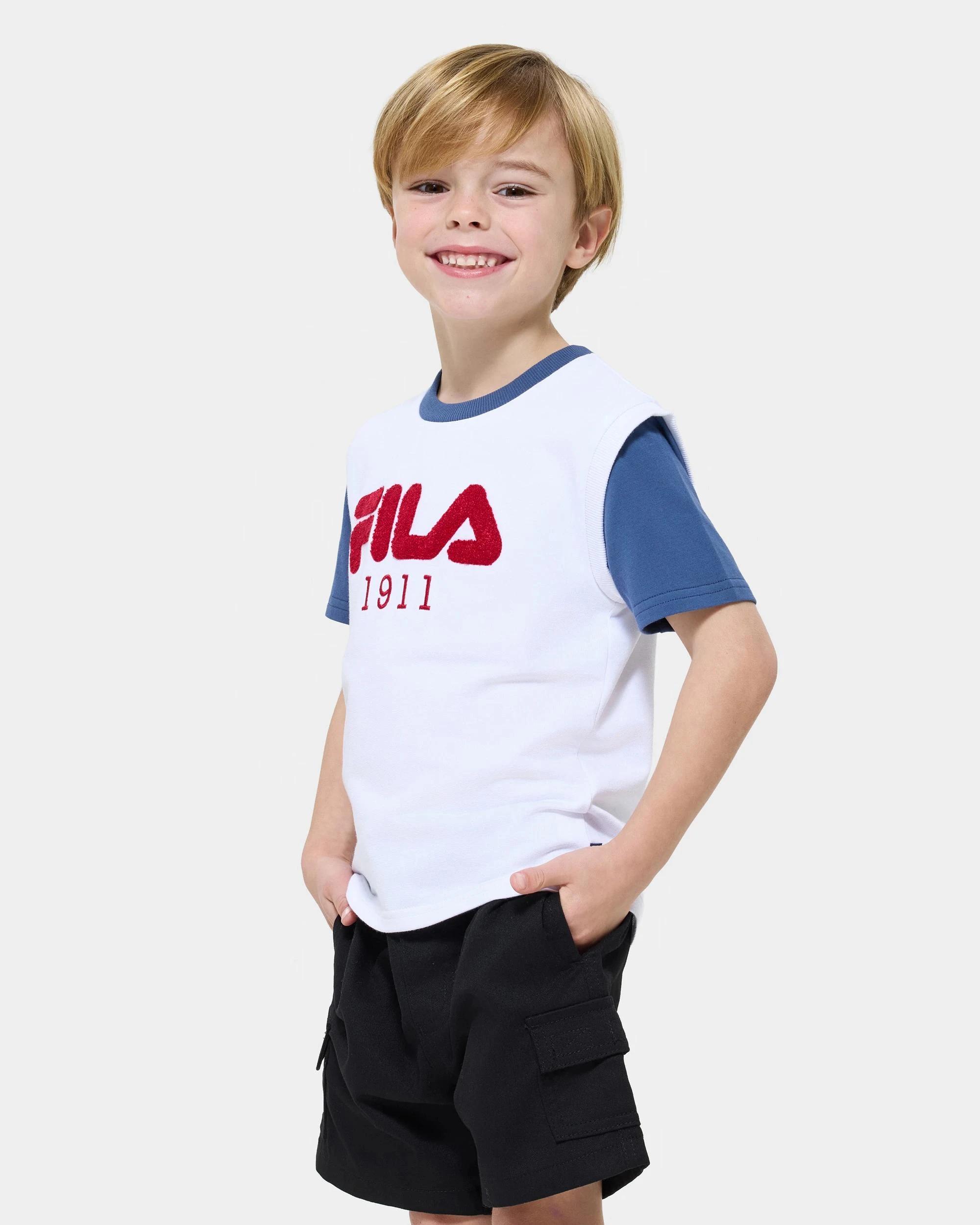 2 Short Sleeve T-Shirt Jake - Fila - White WHITE, 2 of 7