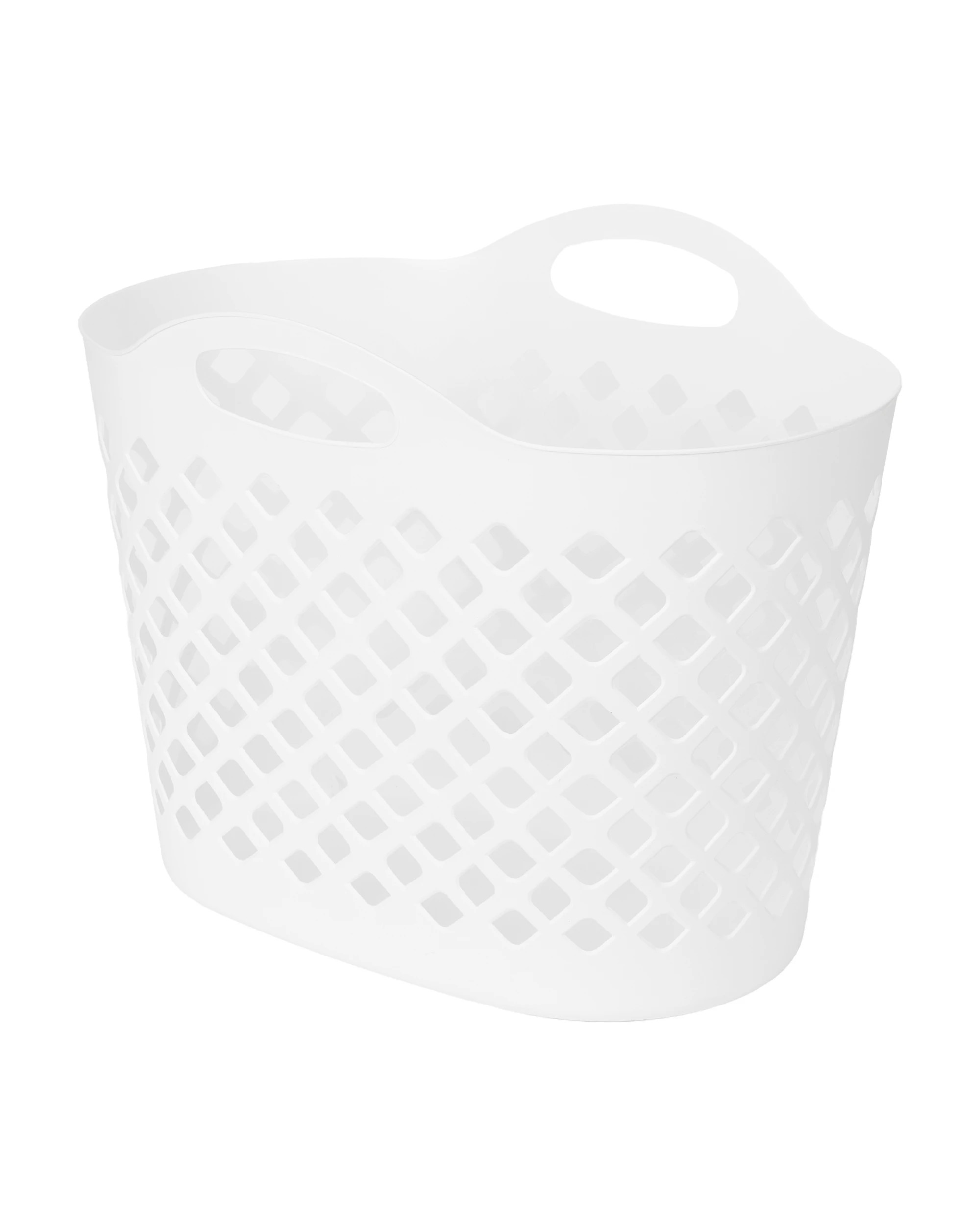 1 Diamond Laundry Basket - White, 1 of 5