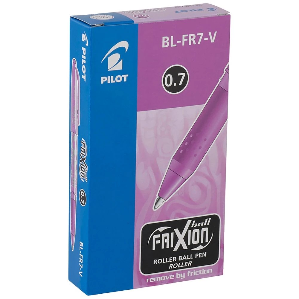 1 PILOT Frixion Ball Erasable Gel Pen 0.7mm Violet 12 Pack, 1 of 4